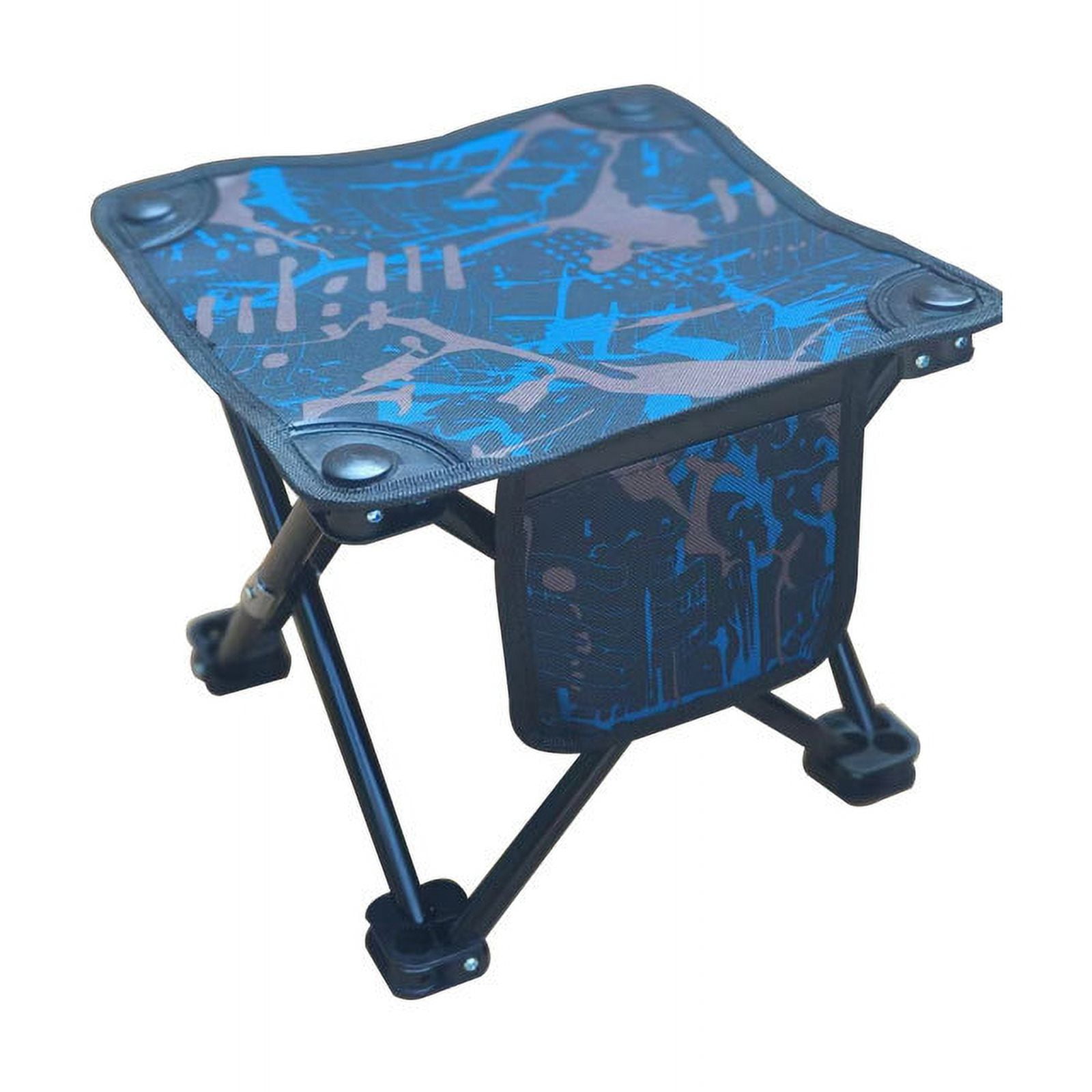 KRUEM KingCamp Camping Stool Portable Folding Stool Portable Chair Mini Foldable Stool Fishing Stool For Adults Fishing Hiking Gardening And Beach With Carry Bag (Camouflage) - Image 3