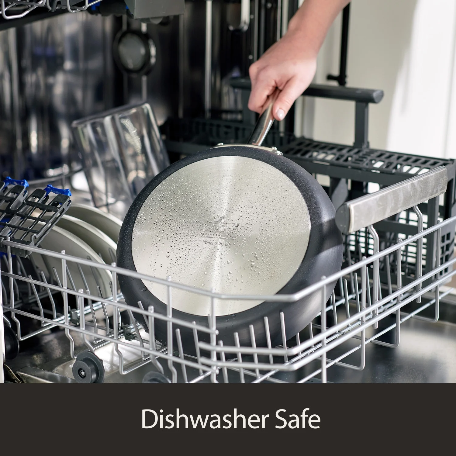 All-Clad HA1 Hard Anodized Nonstick Cookware, Sauce Pan with lid, 2.5 quart - Image 7