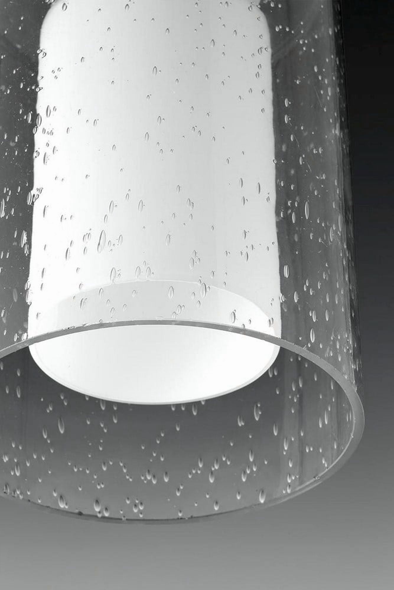 Progress Lighting P500018-143 Double Glass Mini Pendant Light, Graphite - Image 2