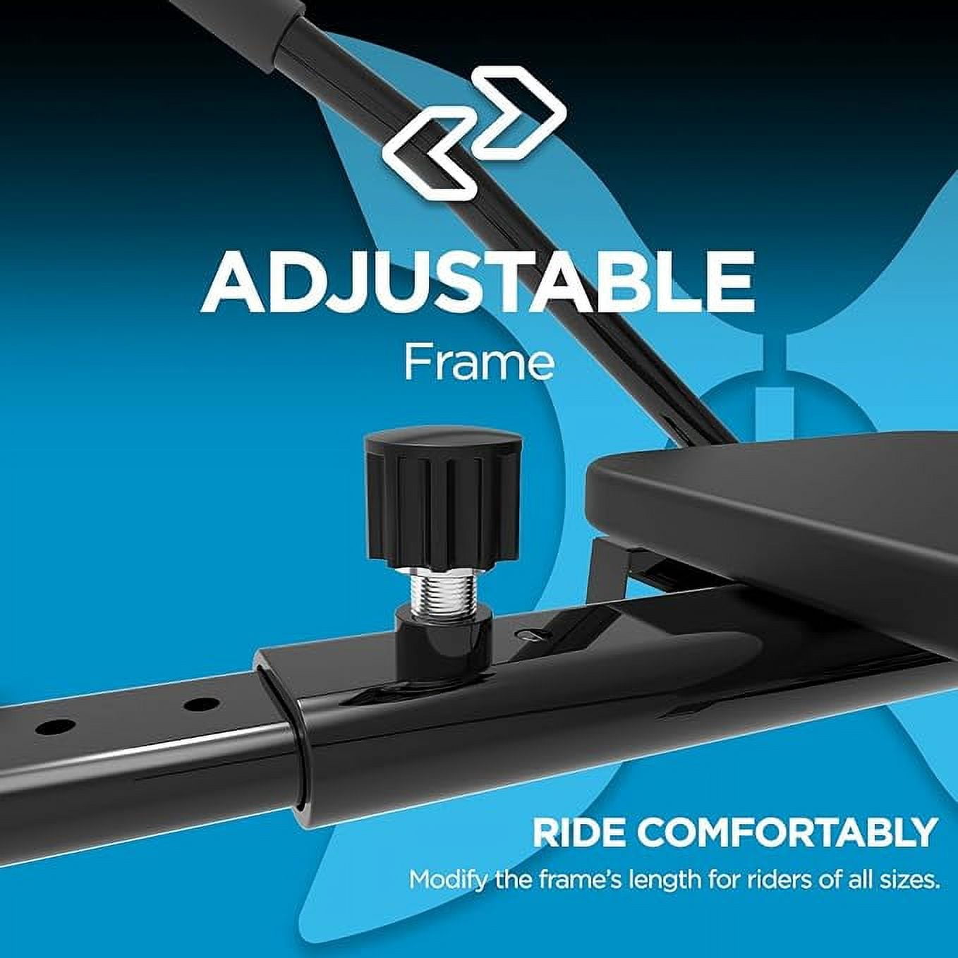 Hover-1 Turbo Hoverboard and Kart Combo, Infinity LED Wheels, Black - Image 5