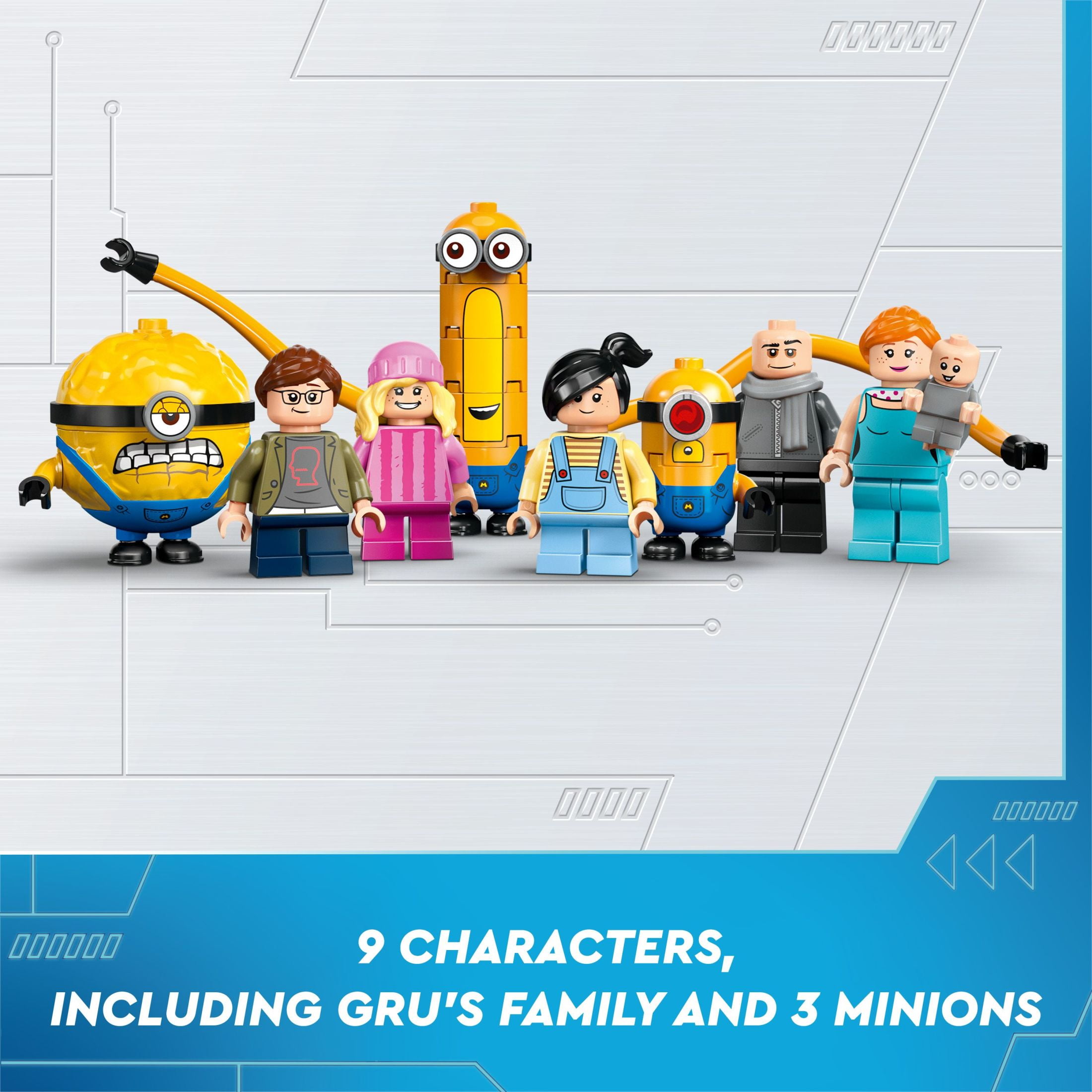 LEGO Despicable Me 4 Minions and Gru's Family Mansion - Minions Toy House and Treehouse from Movie - Creative Gift for Boys and Girls Aged 8+, 75583 - Image 3