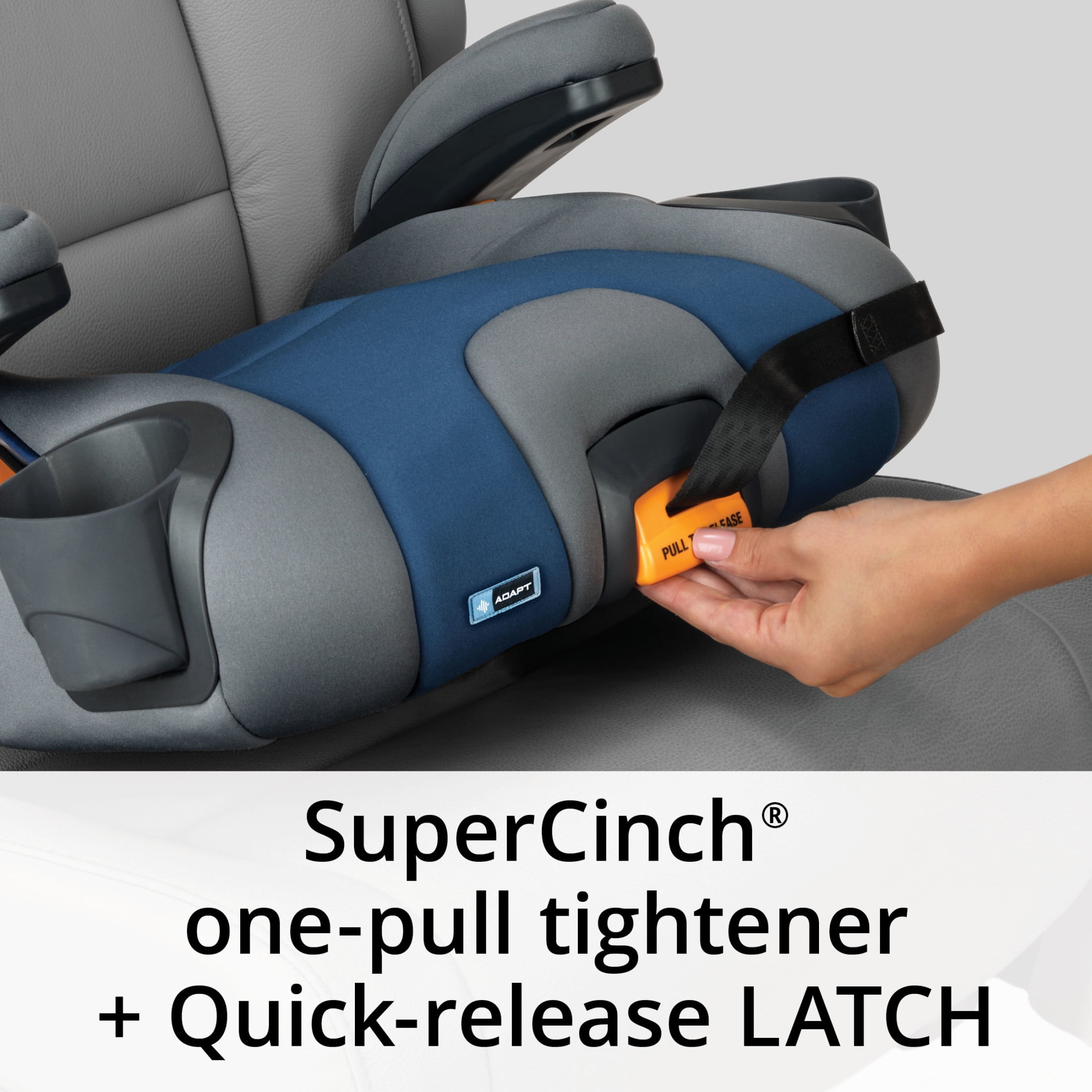 Chicco KidFit Adapt Plus 2-in-1 Belt Positioning Booster Car Seat - Ember (Black), New - Image 5