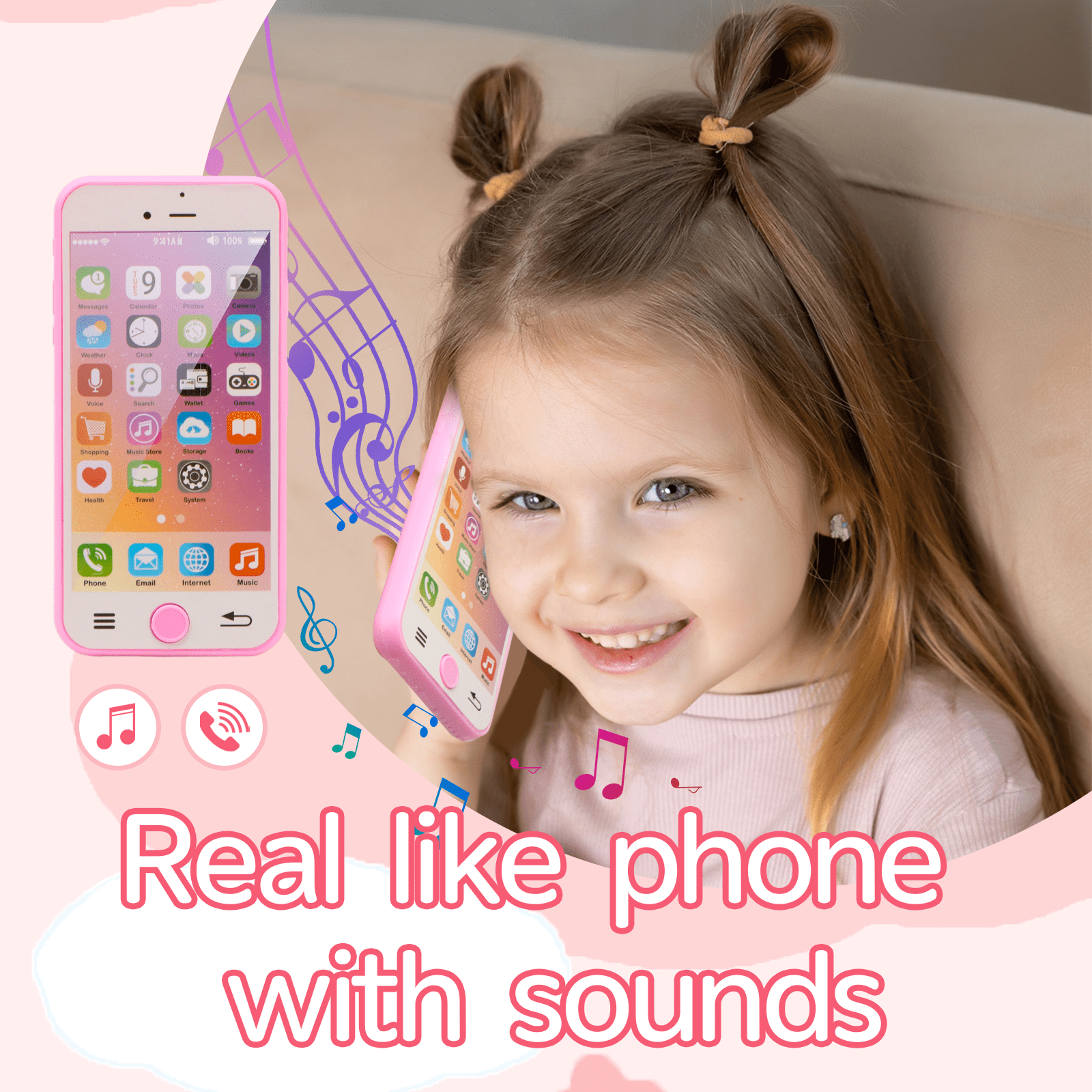 TiokMc 39-Piece Kids Toy Travel Bag & Makeup Kit for Girls - Ideal Birthday Gift for 6-15 Year Olds - Image 2