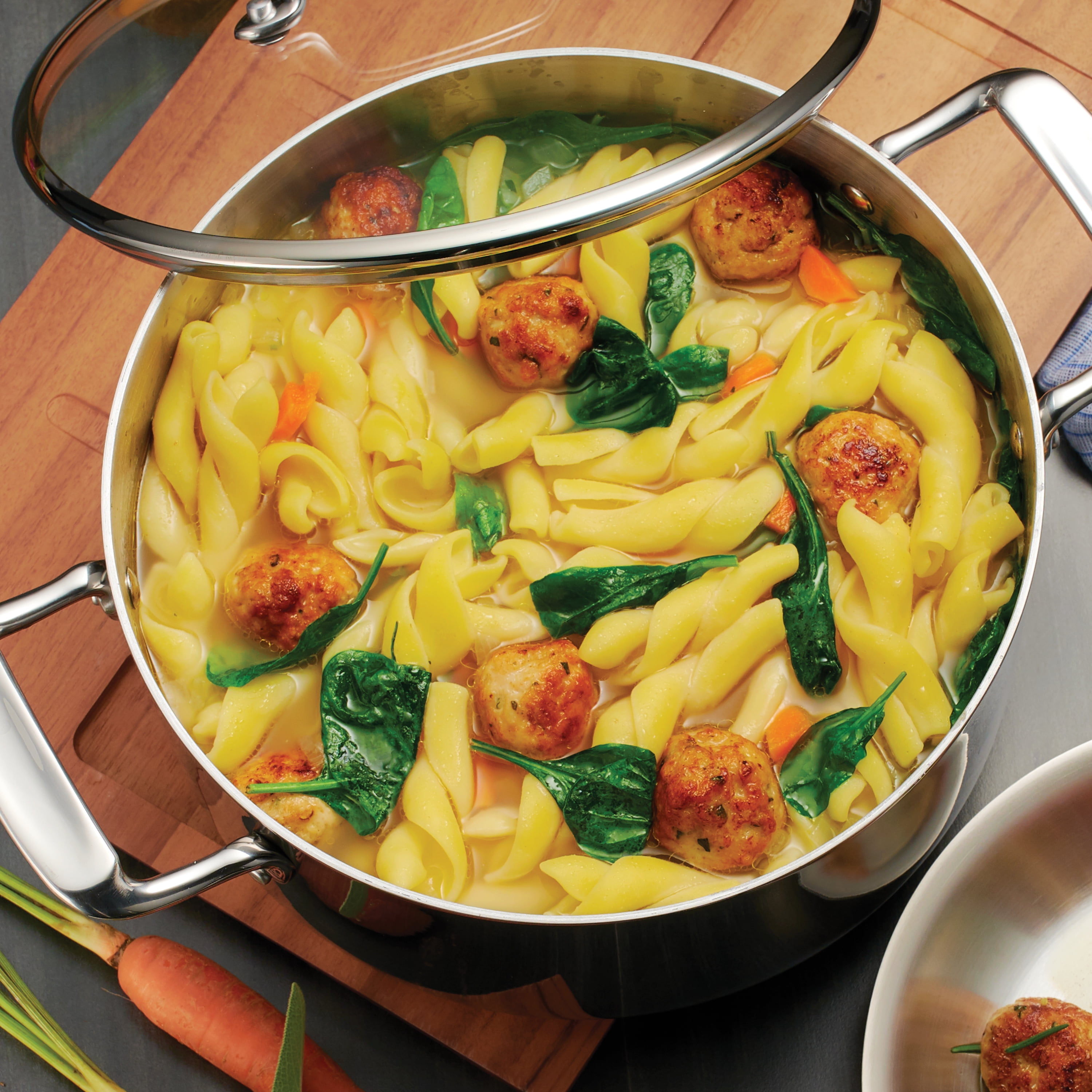 Tramontina Tri-Ply Clad 8 Qt Covered Stainless Steel StockPot - Image 3