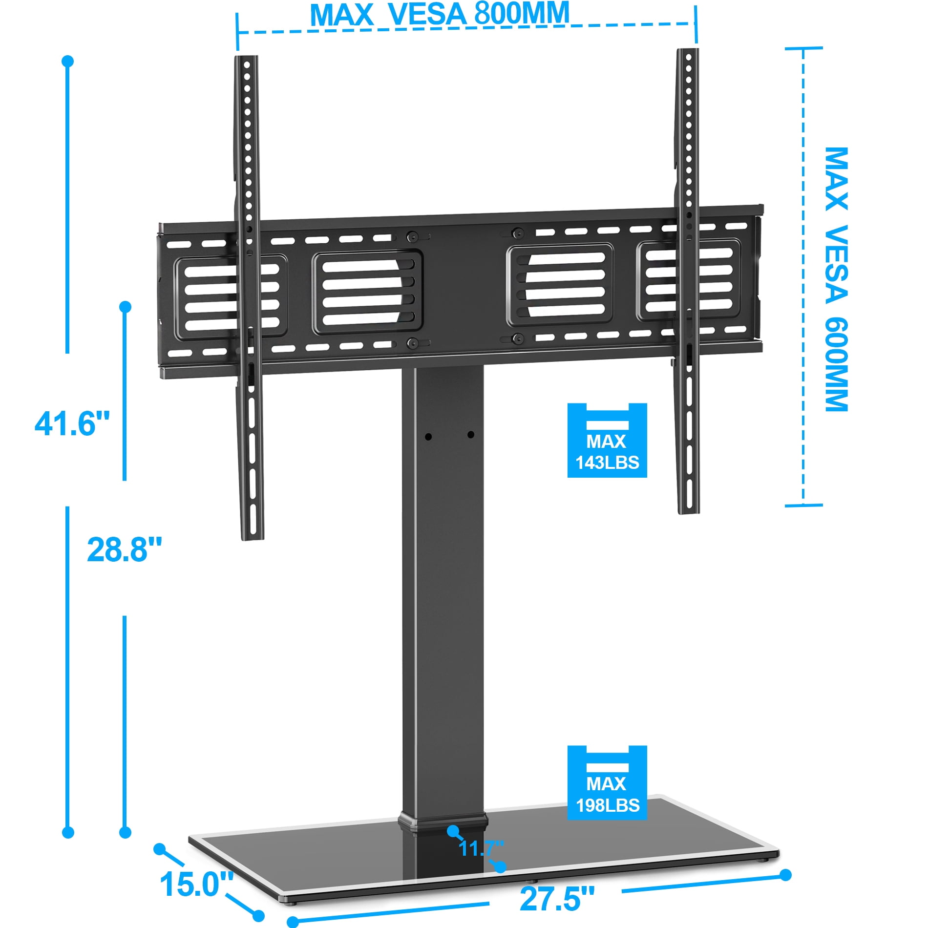 Fenge Universal TV Stand with Swivel Mount for 50 to 80 inch TV DSV1 - Image 11