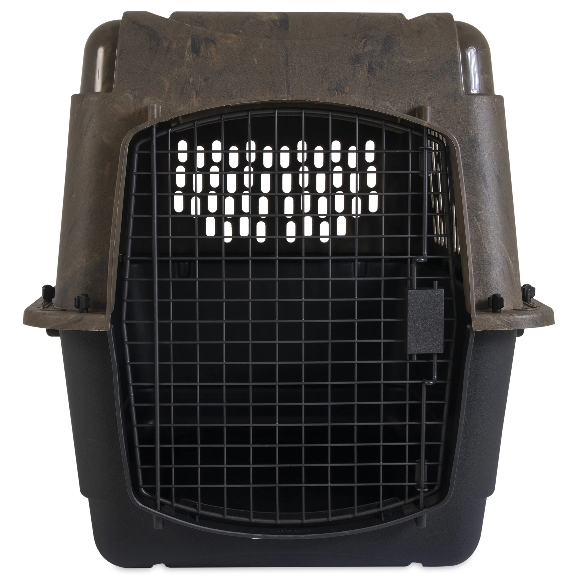 Petmate RuffMaxx Plastic Dog Kennel Outdoor & Indoor Pet Carrier & Crate with 360 Degree Ventlation, Large 40"L for Dogs 70-90 lb, Camouflage Brown - Image 8