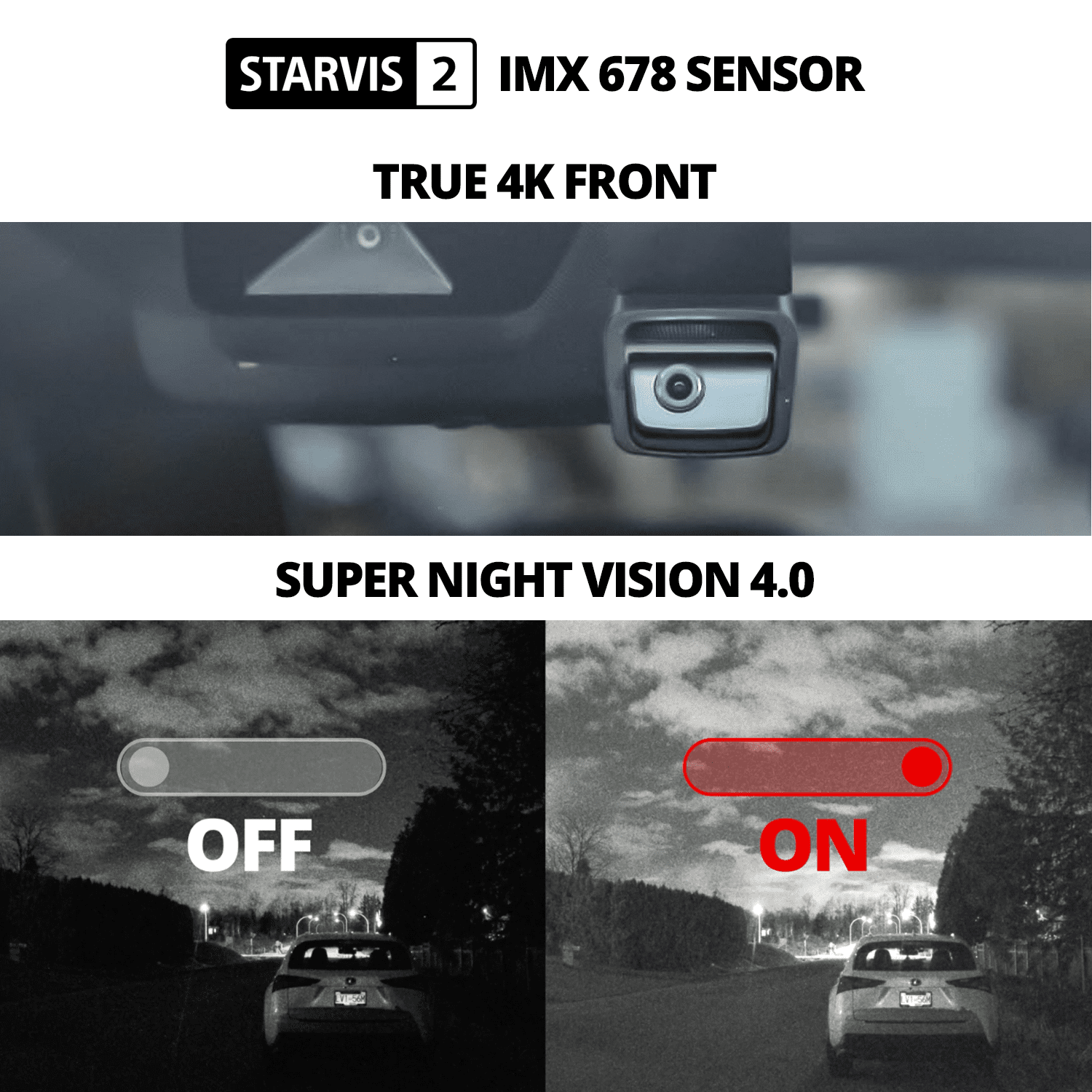 THINKWARE U3000 Ultra 4K Dash Cam Front STARVIS 2 Sensor Super Night Vision Dashcam for Car Camera 5GHZ WiFi GPS Radar Buffered Parking Mode CPL Filter Red Light Speed Camera Alerts Optional Rear Cam - Image 2