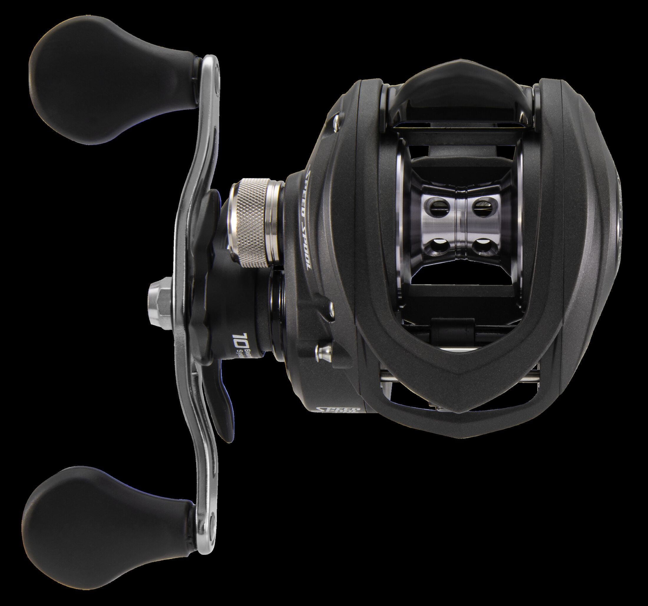 Lew's Speed Spool LFS Baitcast Fishing Reel, 8.3:1 Gear Ratio, Right-Hand Retrieve, Black - Image 6