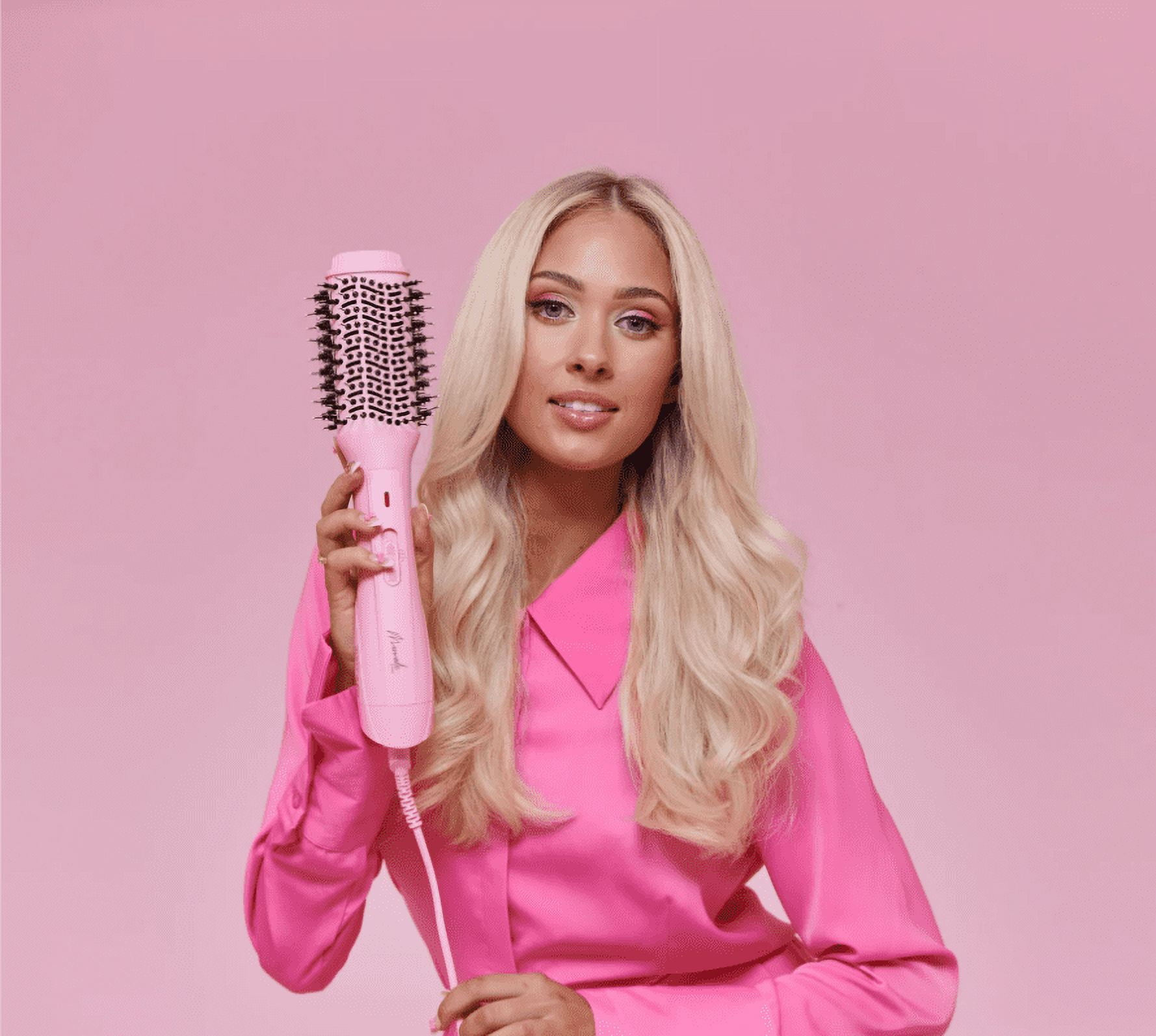 Mermade Hair, Barbie Blowout Kit, 1 Blow Dry Brush, 50 Hair Gems, 6 No Crease Clips, 1 Barbie Head Scarf - Image 6