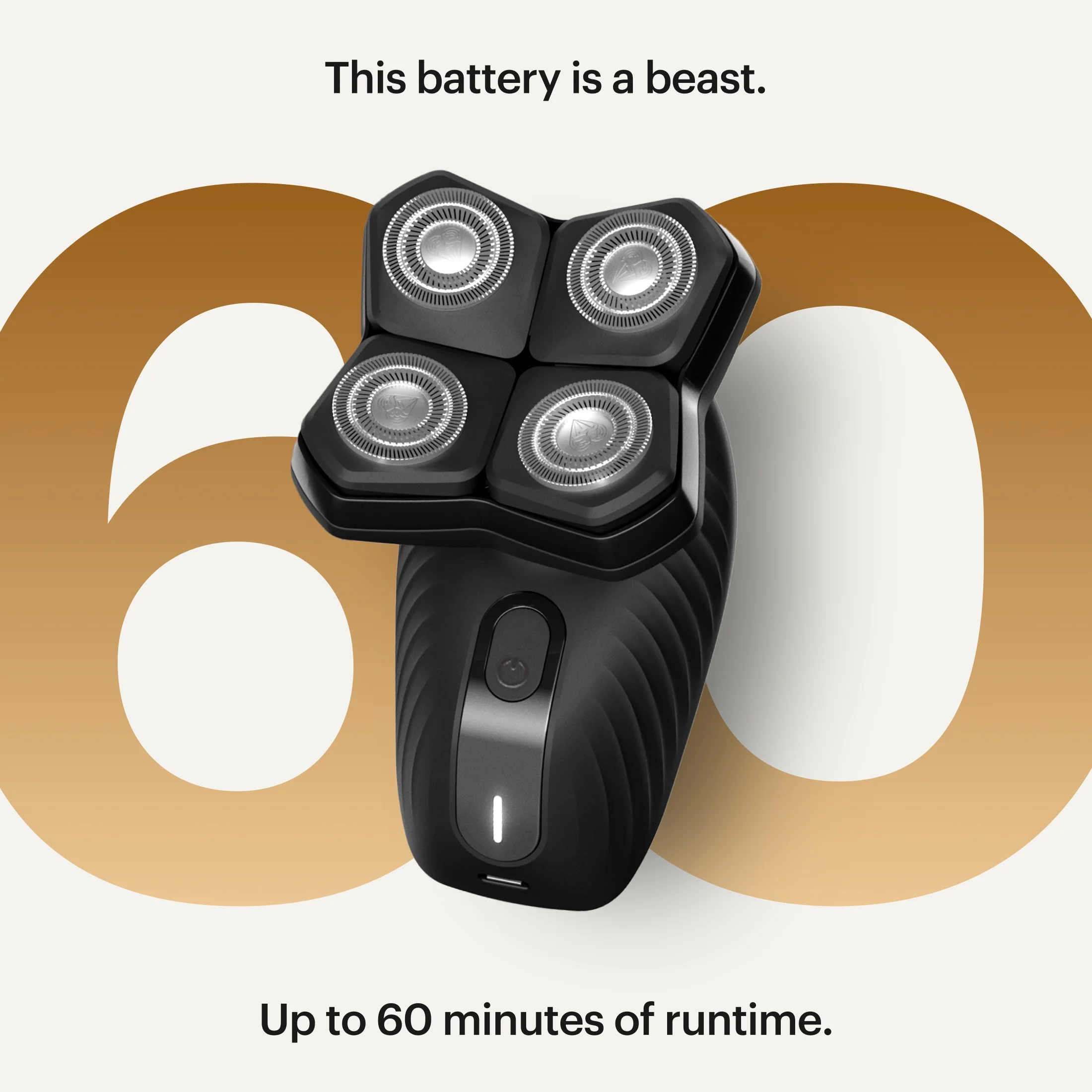 MANSCAPED® The Dome Shaver™ Plus Precision Pack, Electric Head Shaver for Bald Men, Wet/Dry Cordless Balder Shaver with Power Shave Gel - Image 9