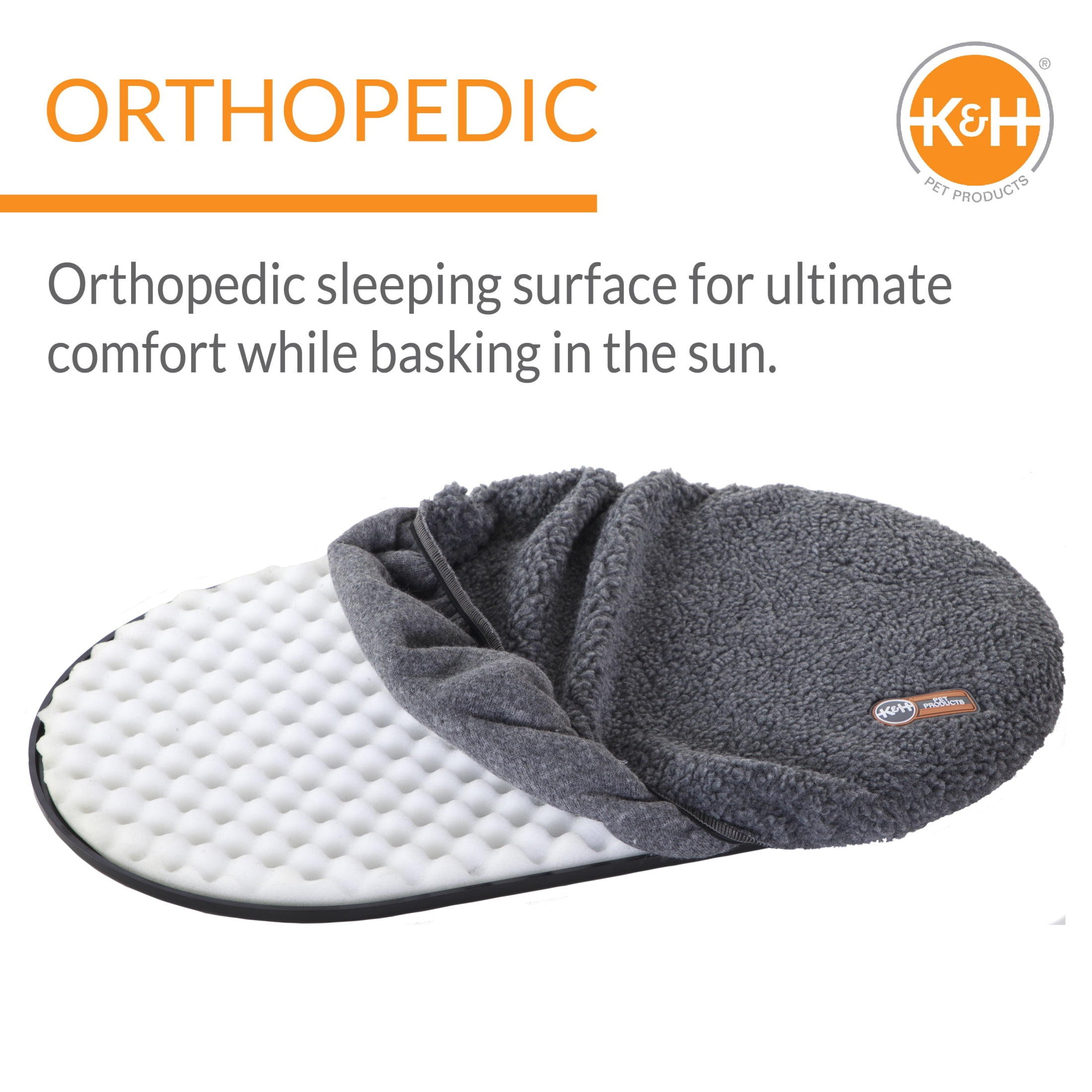 K&H Pet Products Window Kitty Sill Unheated Indoor Perch Gray 14 X 24 Inches - Image 4