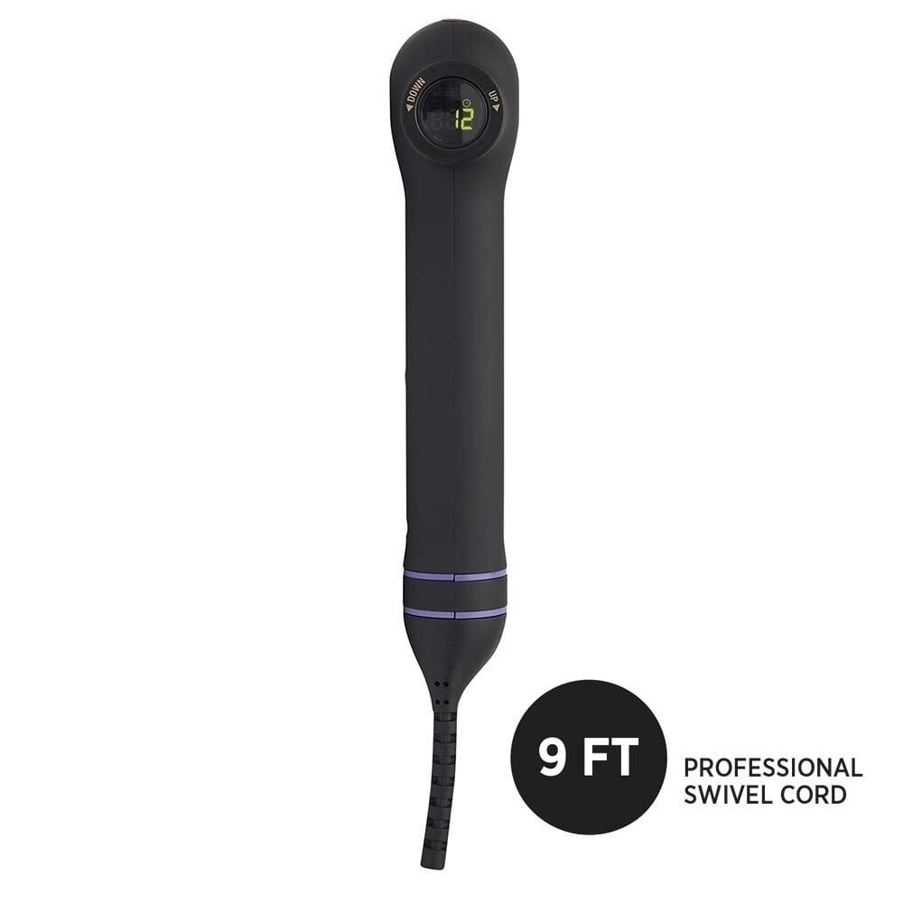 Professional Curl Bar Ergonomic Curling Wand 1.25 Inch HTCURL1110 - Image 7