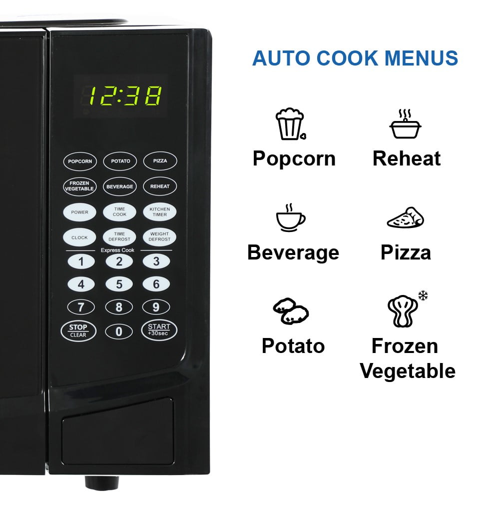 Emerson 0.9 Cu Ft 900 Watt, Touch Control Microwave Oven, Black - MW9255B - Image 6