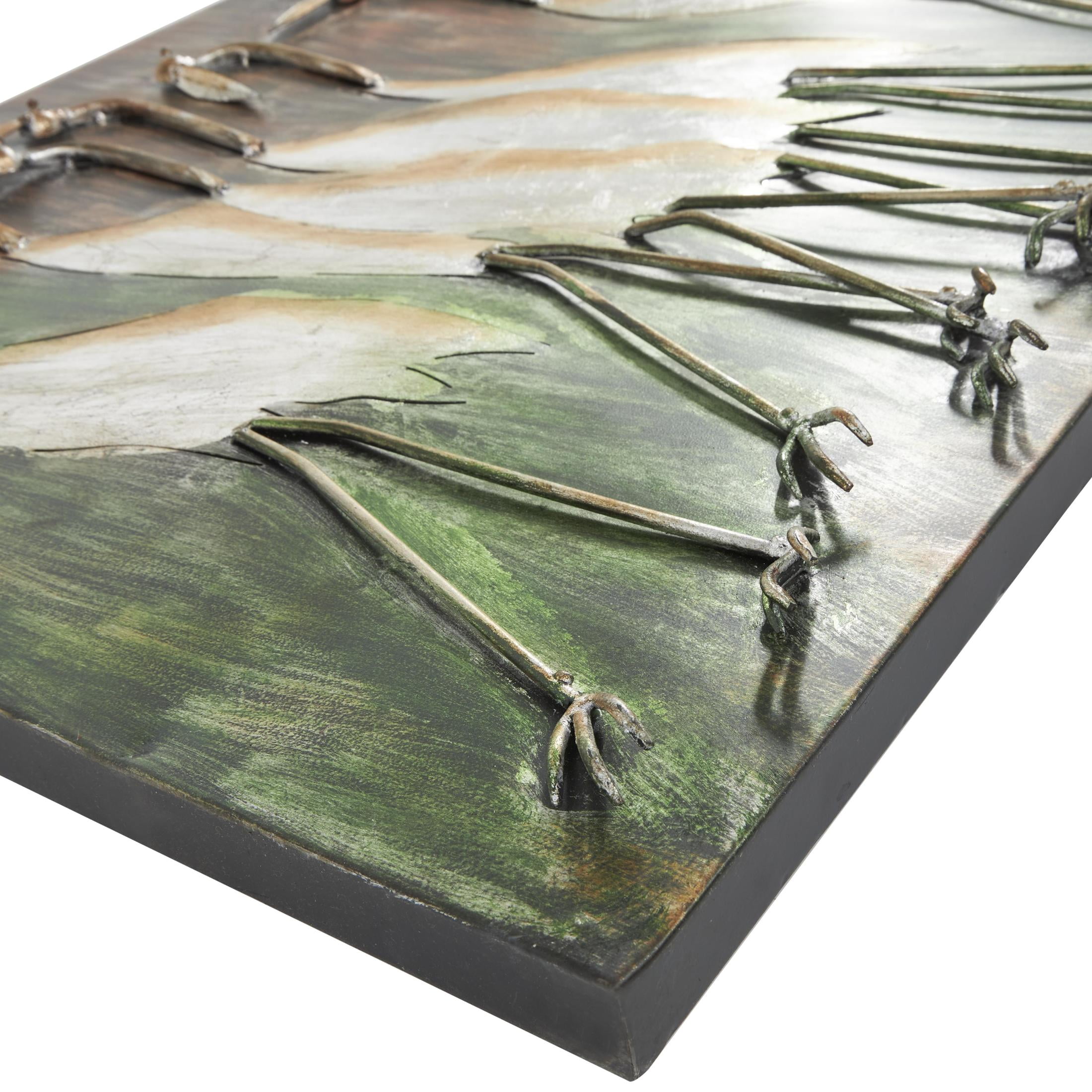 DecMode Brown Metal Bird Wall Decor - Image 8