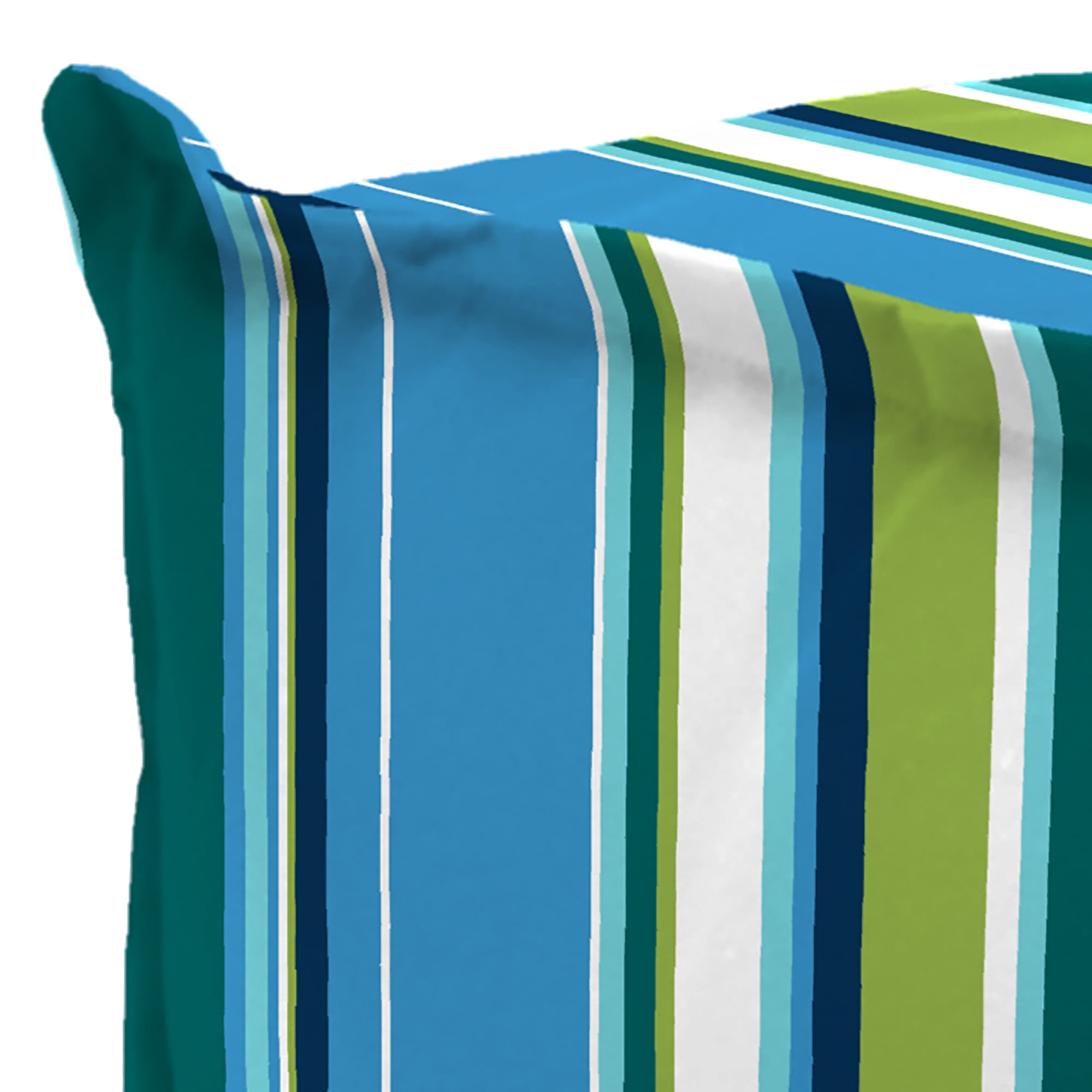 Jordan Manufacturing 20" x 20" Square Outdoor Pouf Ottoman with Flange - Image 5