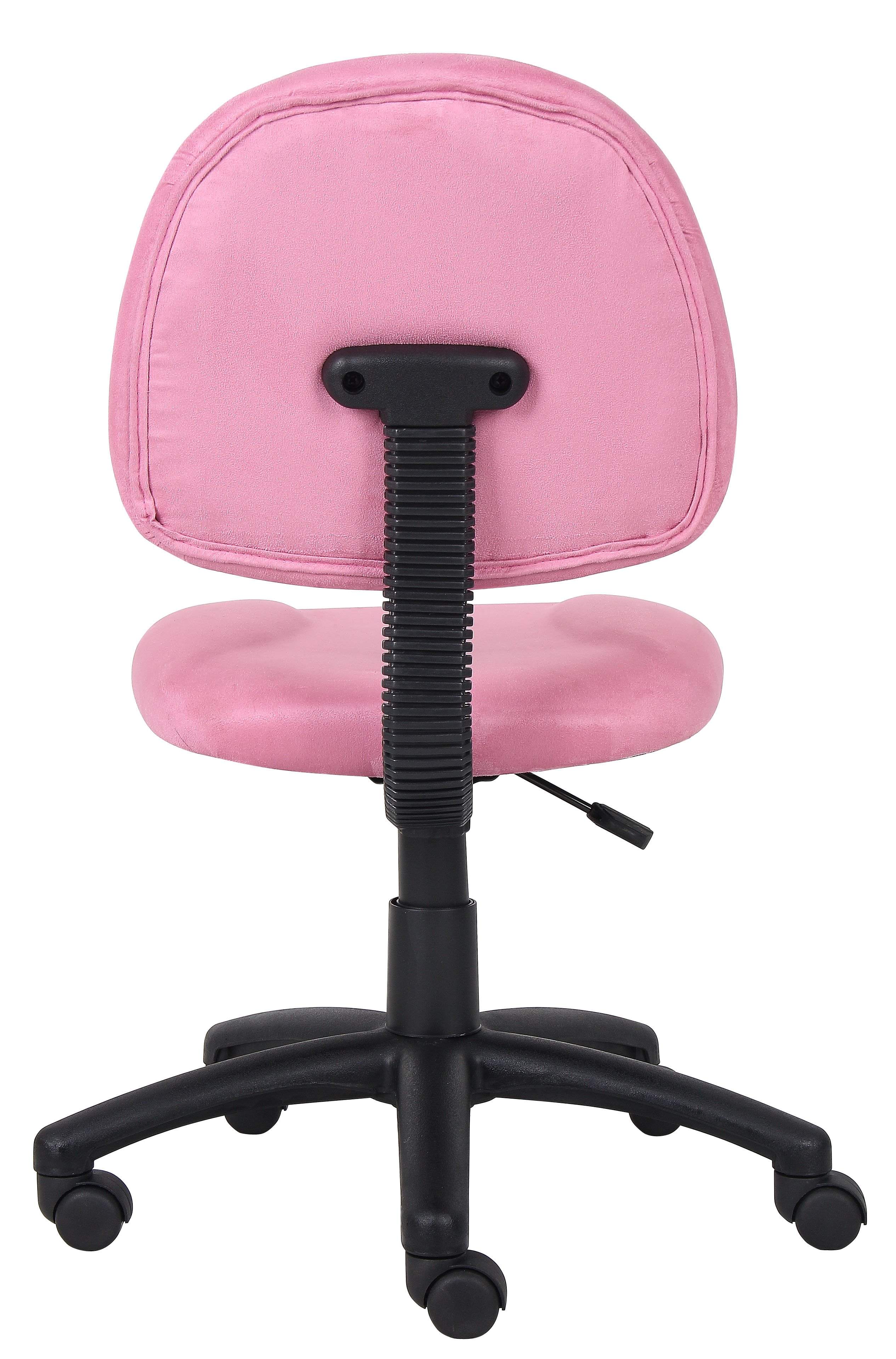 Boss Office Products Pink Perfect Posture Delubye Modern Home Office Chair without Arms - Image 4