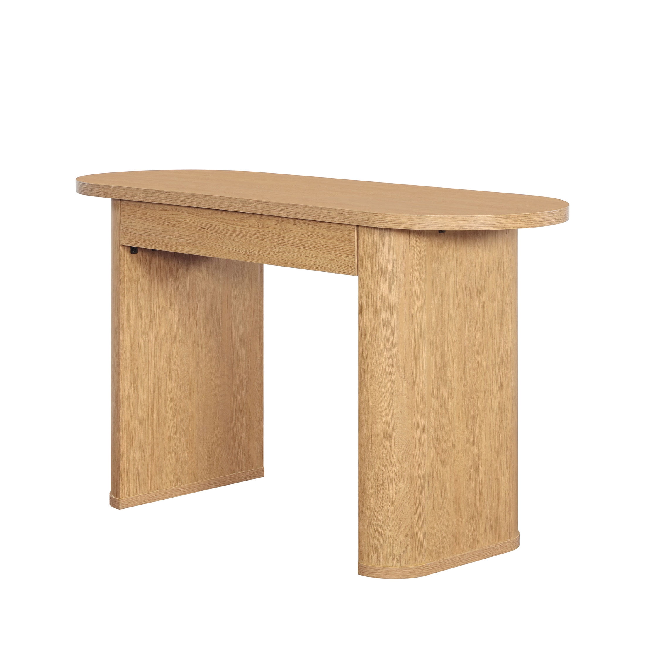 Better Homes & Gardens Juliet Oval Writing Desk, Light Honey Finish - Image 9