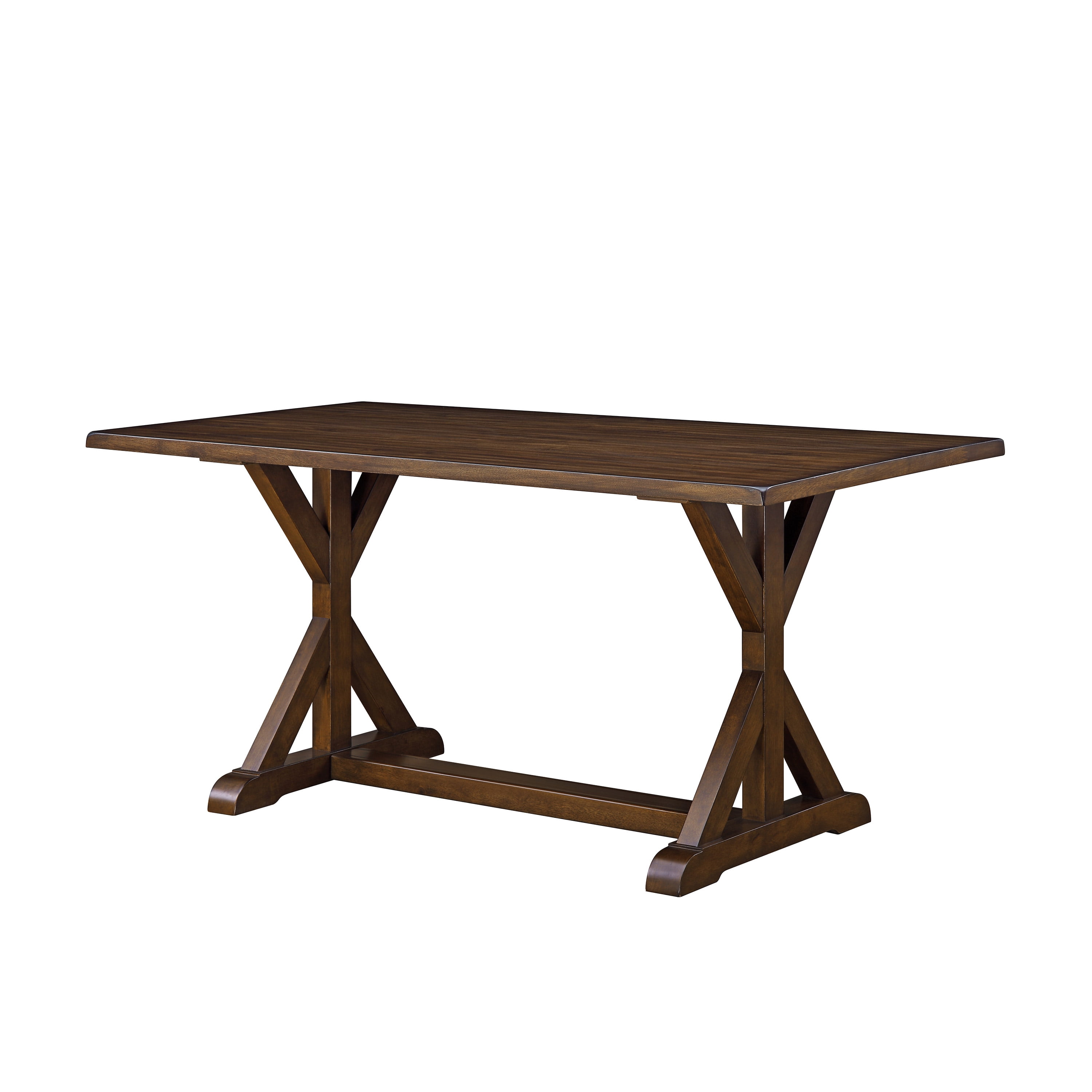 Better Homes & Gardens Granary Modern Farmhouse Dining Table, Dark Brown - Image 11