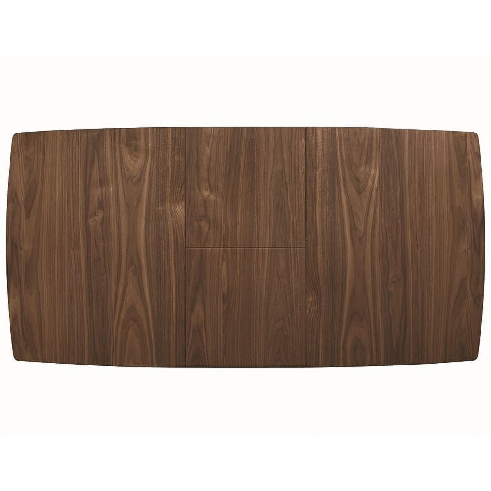 Mid-Century Modern Natural Walnut Dining Table - Image 3