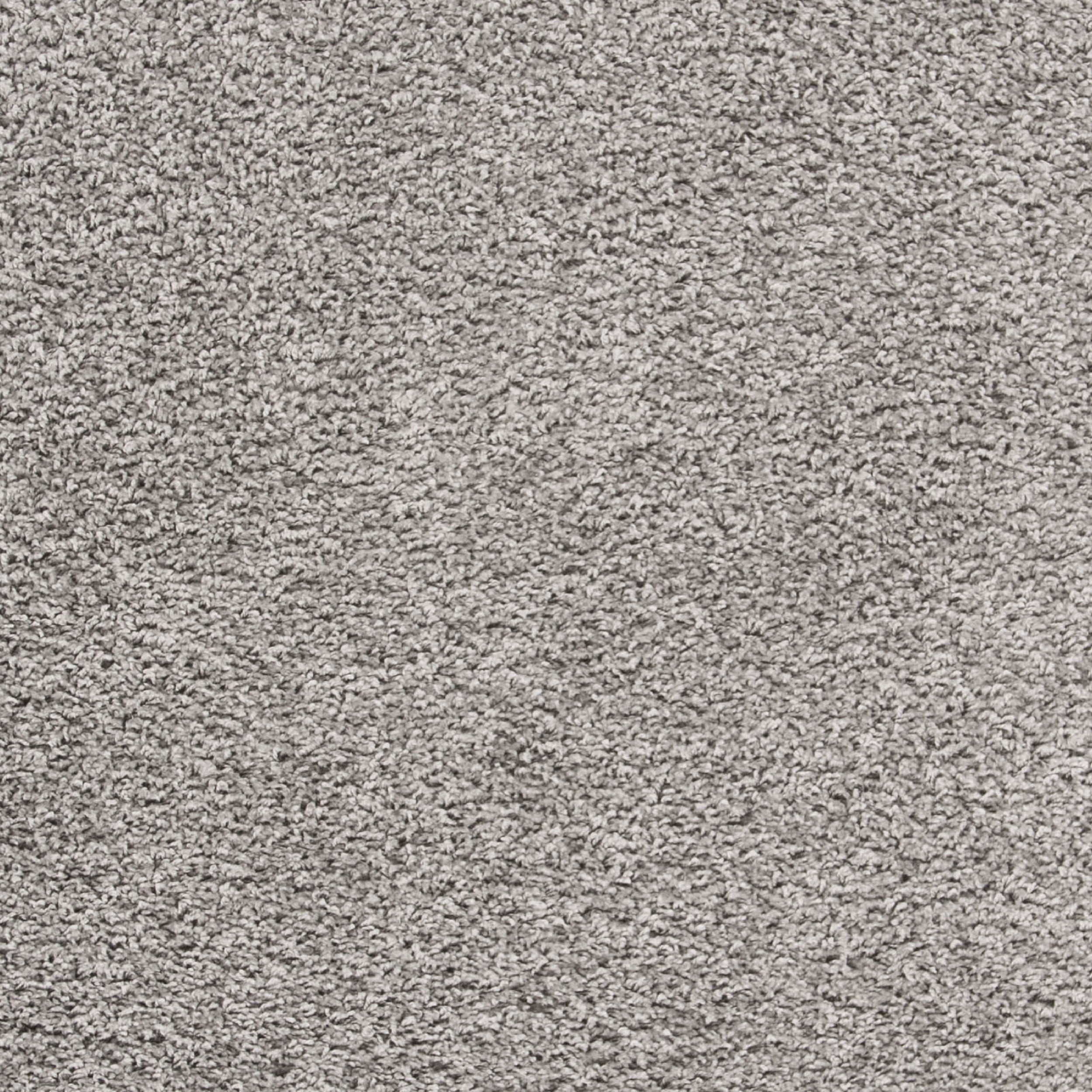SAFAVIEH Primo Mason Solid Plush Shag Area Rug, Light Grey, 5'3" x 7'6" - Image 4