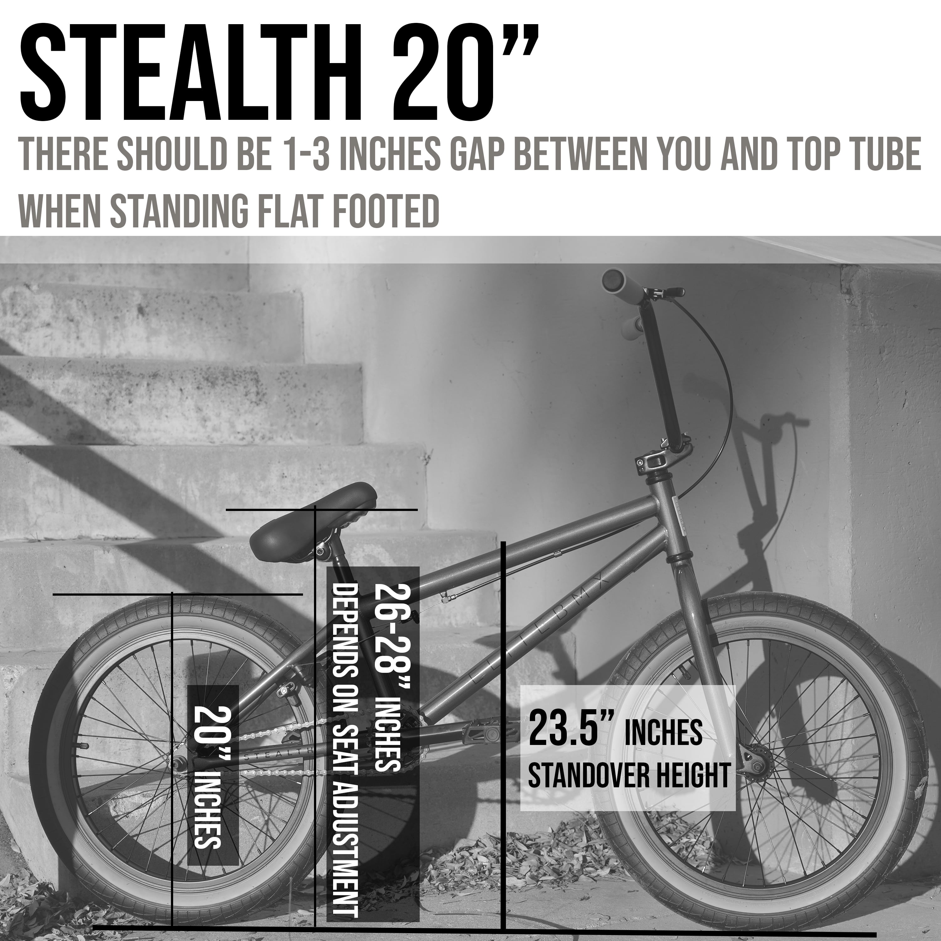 Elite BMX Bicycle 20” Freestyle Bike - Stealth Black Green Ideal for Ages 7 to 18 Years - Image 8