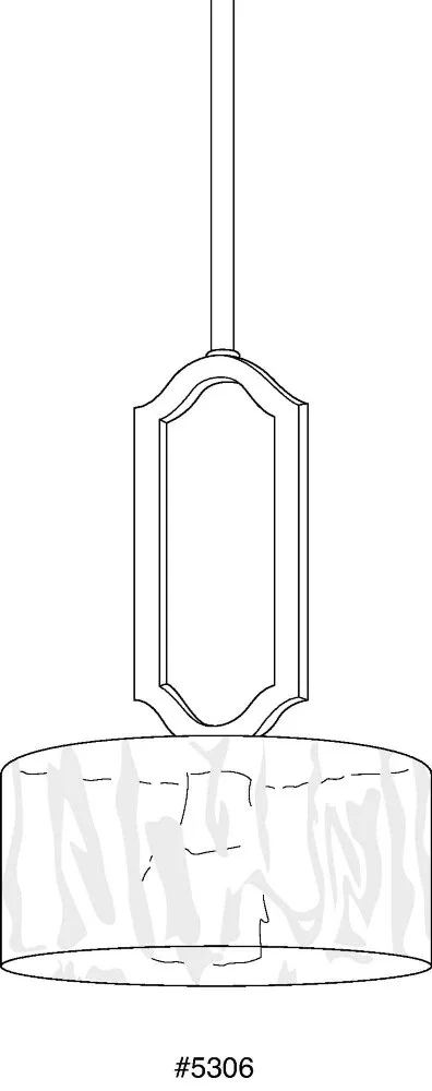 Progress Lighting Caress 1-Light Mini-Pendant, Porcelain, Polished Nickel, Clear Water Glass Shade - Image 4