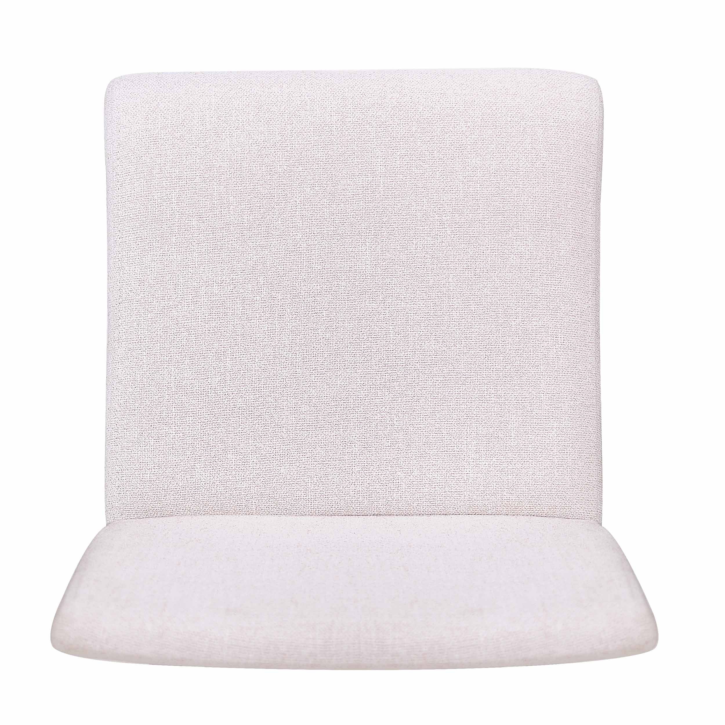 Noble House Malachi Fabric Dining Chair, Set of 2, Light Beige, Oak - Image 2