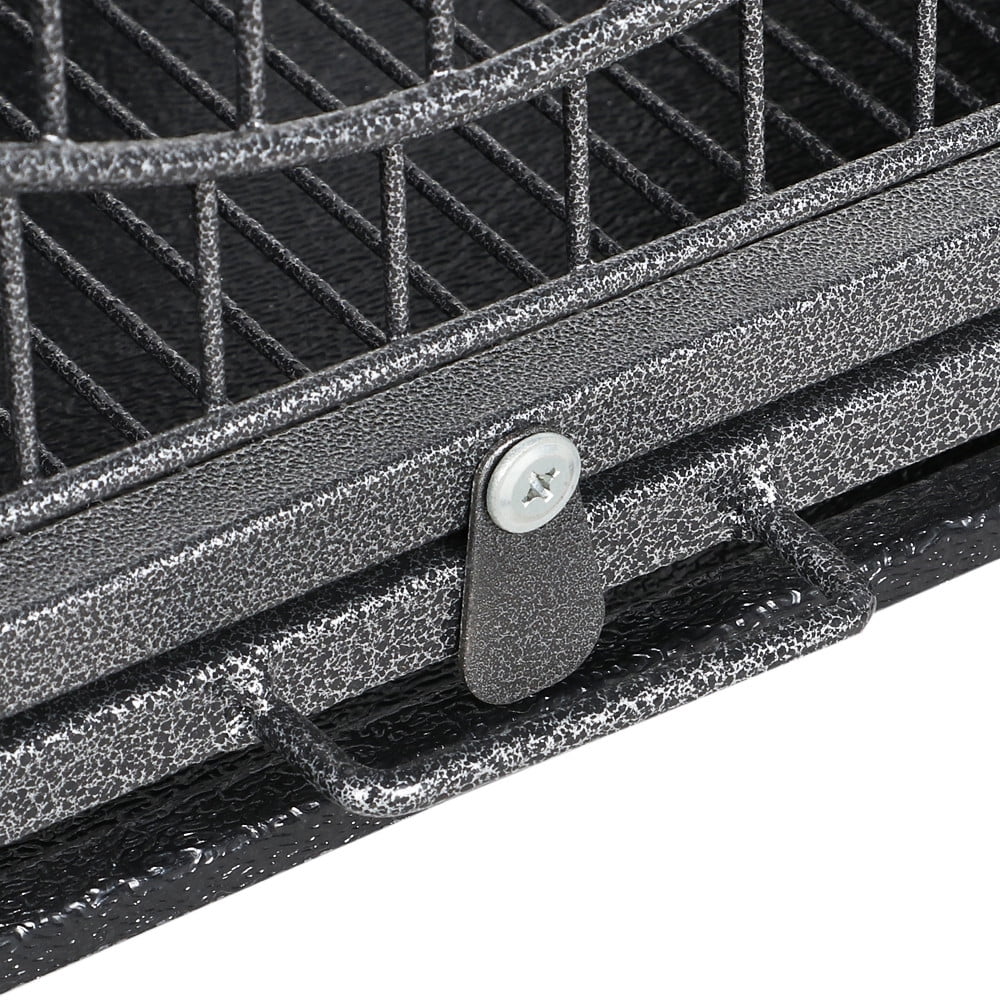 Alden Design 52''H Small Animals Rolling Cage 6 Levels 3 Front Doors Pet Bowl Water Bottle, Black - Image 4