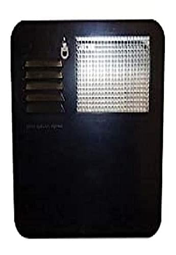 Suburban 6261AEB Radius Corner Water Heater Door for 4 & 6 Gallon Water Heaters - Black - Image 2