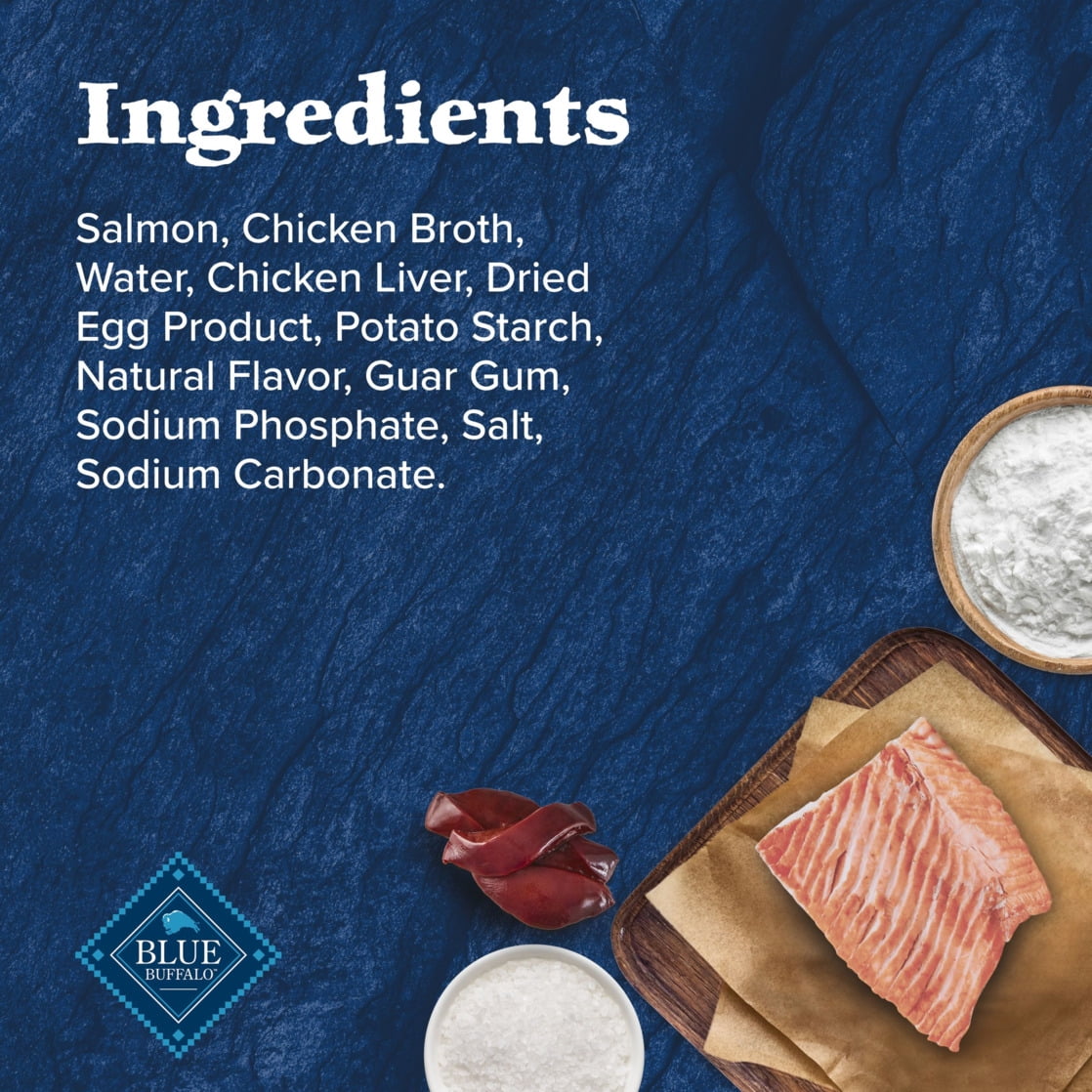 BLUE Wilderness Trail Toppers Dog Wet Food, Salmon Bites in Gravy, 3-oz Pouch - Image 6