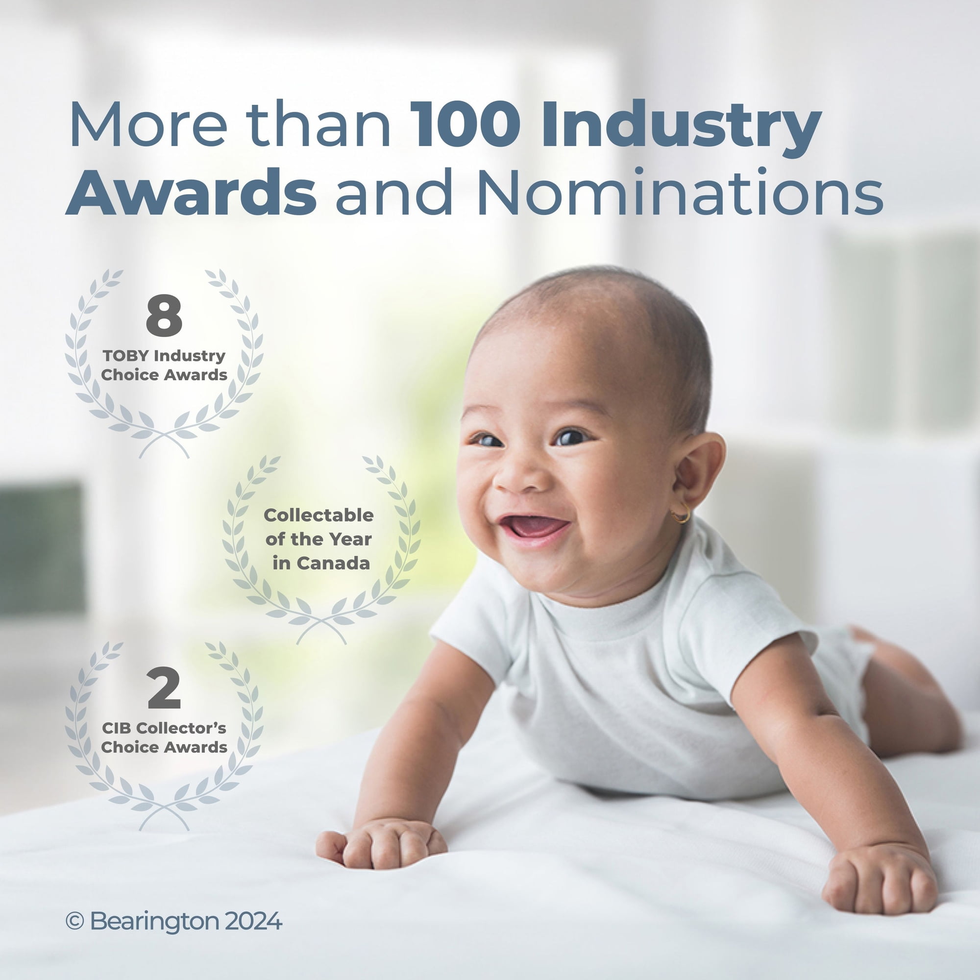 Bearington Baby Wiggles Tummy Time Mat, 30 x 23 Inch Pink Puppy Dog Plush Stuffed Animal Baby Mat Blanket - Image 4