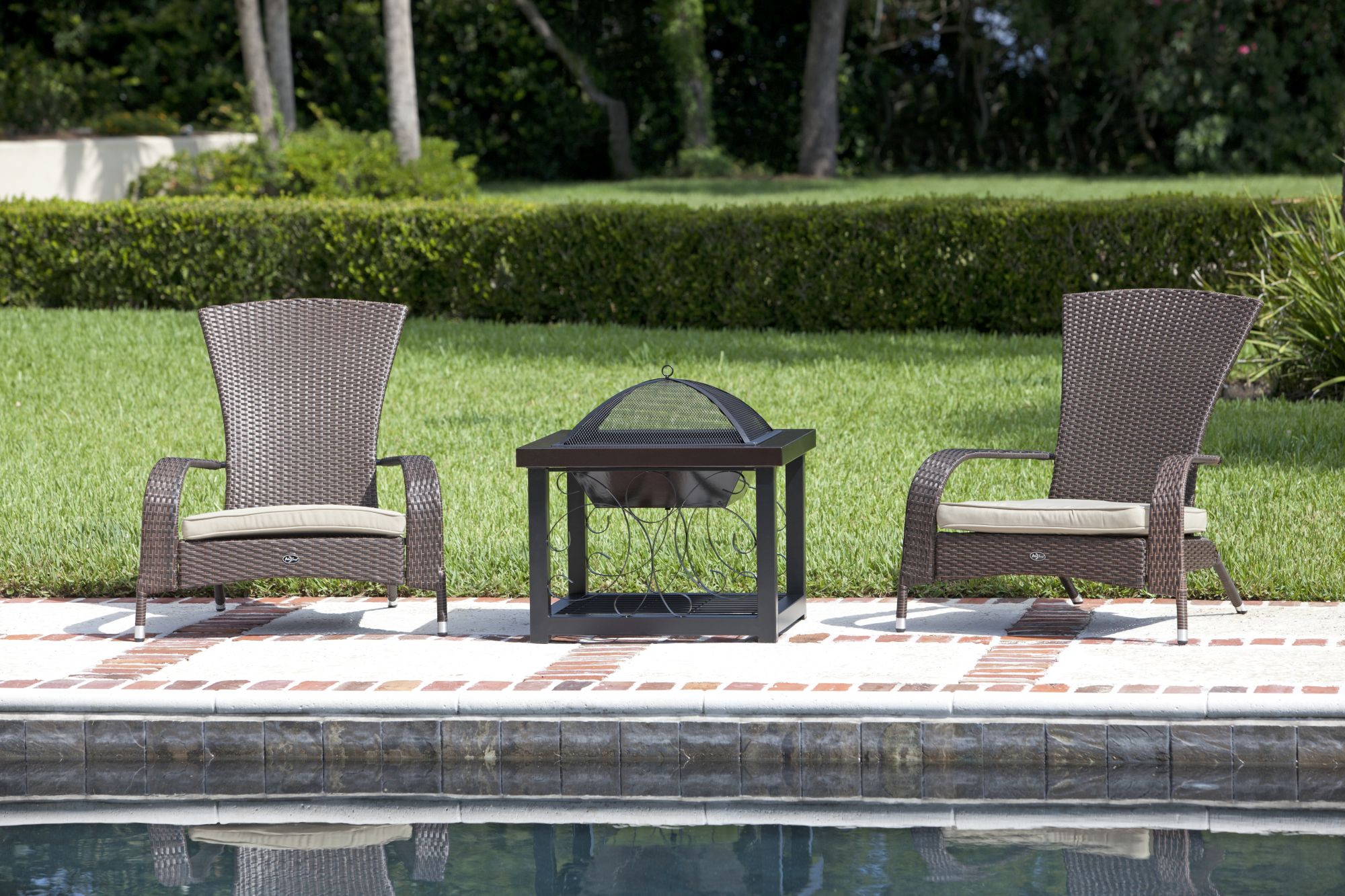 Fire Sense Convertible 28 in. Fire Table - Image 2