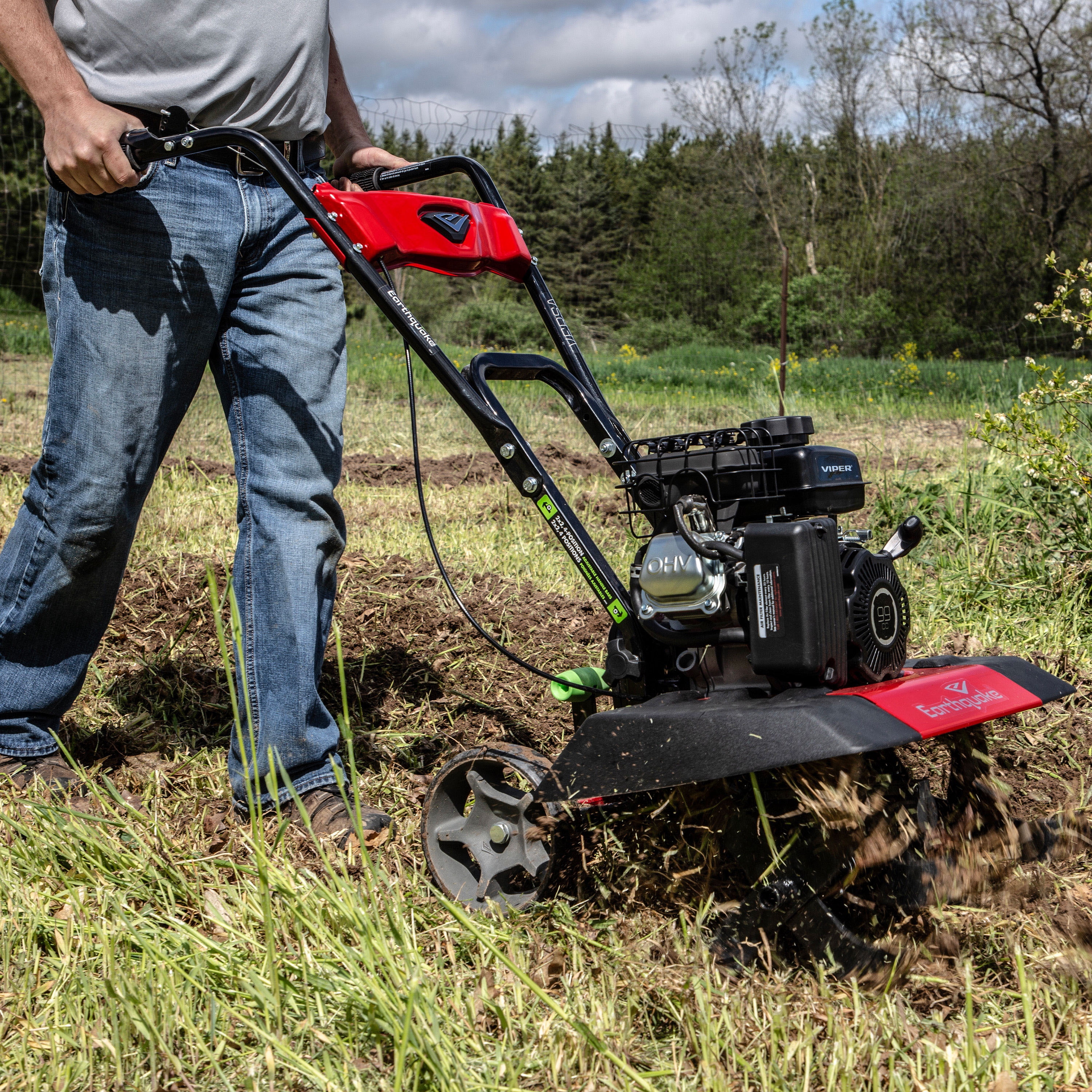 Earthquake Versa Front Tine Tiller, 99cc 4-Cycle Viper Engine - Image 4