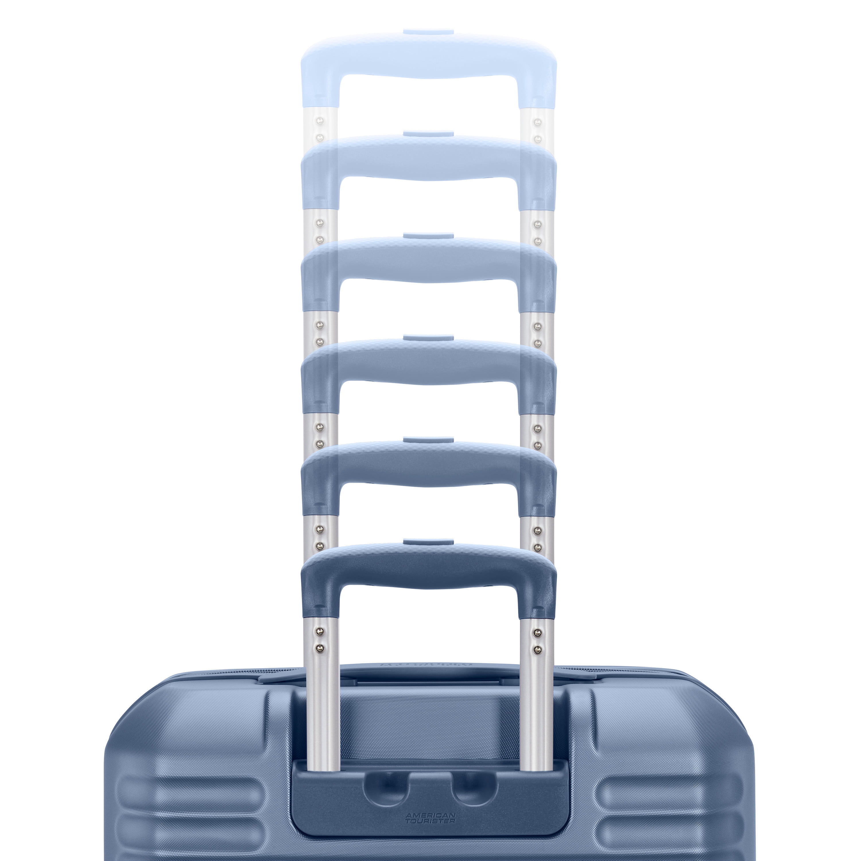 American Tourister Stratum 3.0 Medium Hardside Suitcase with Spinner Wheels - Elemental Blue - Image 3