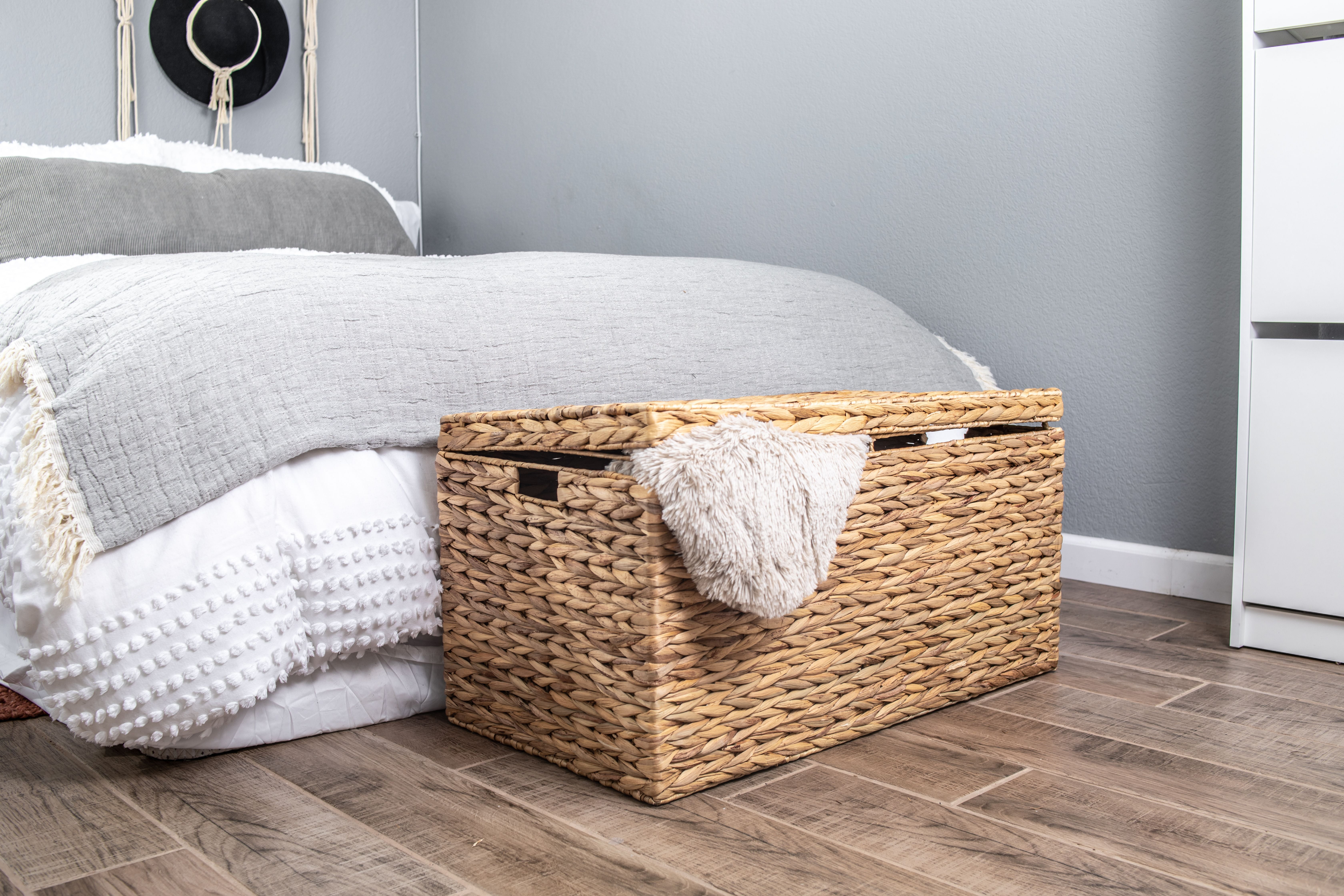 Better Homes & Gardens Natural Water Hyacinth Storage Trunk, Large - Image 8