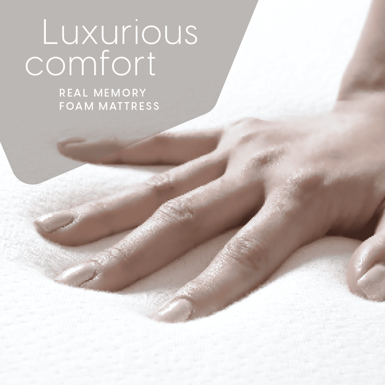 Milliard Diplomat Adjustable Size Modern Folding Bed with Memory Foam Mattress - Image 4