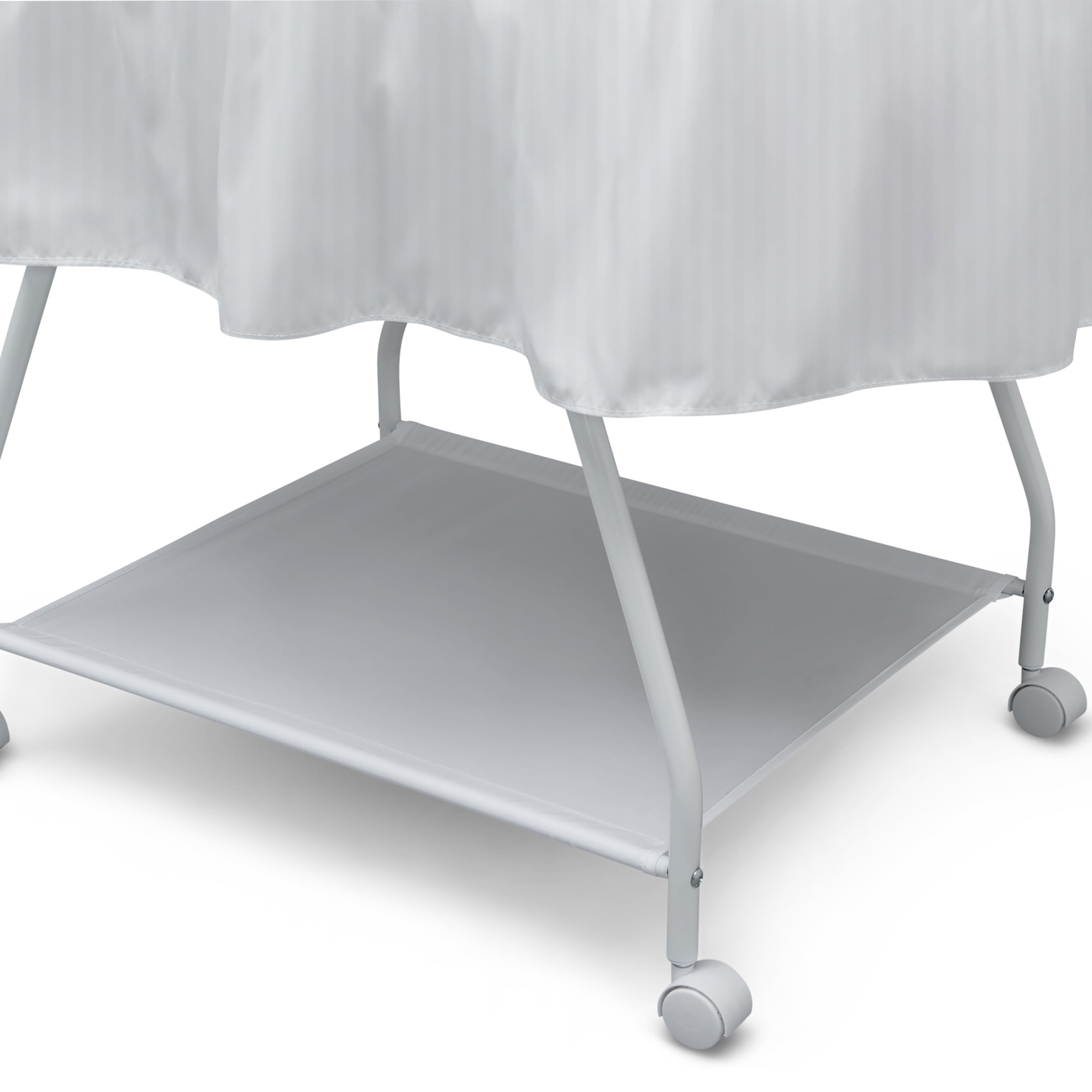 Delta Children Classic Sweet Beginnings Bassinet, White - Image 12