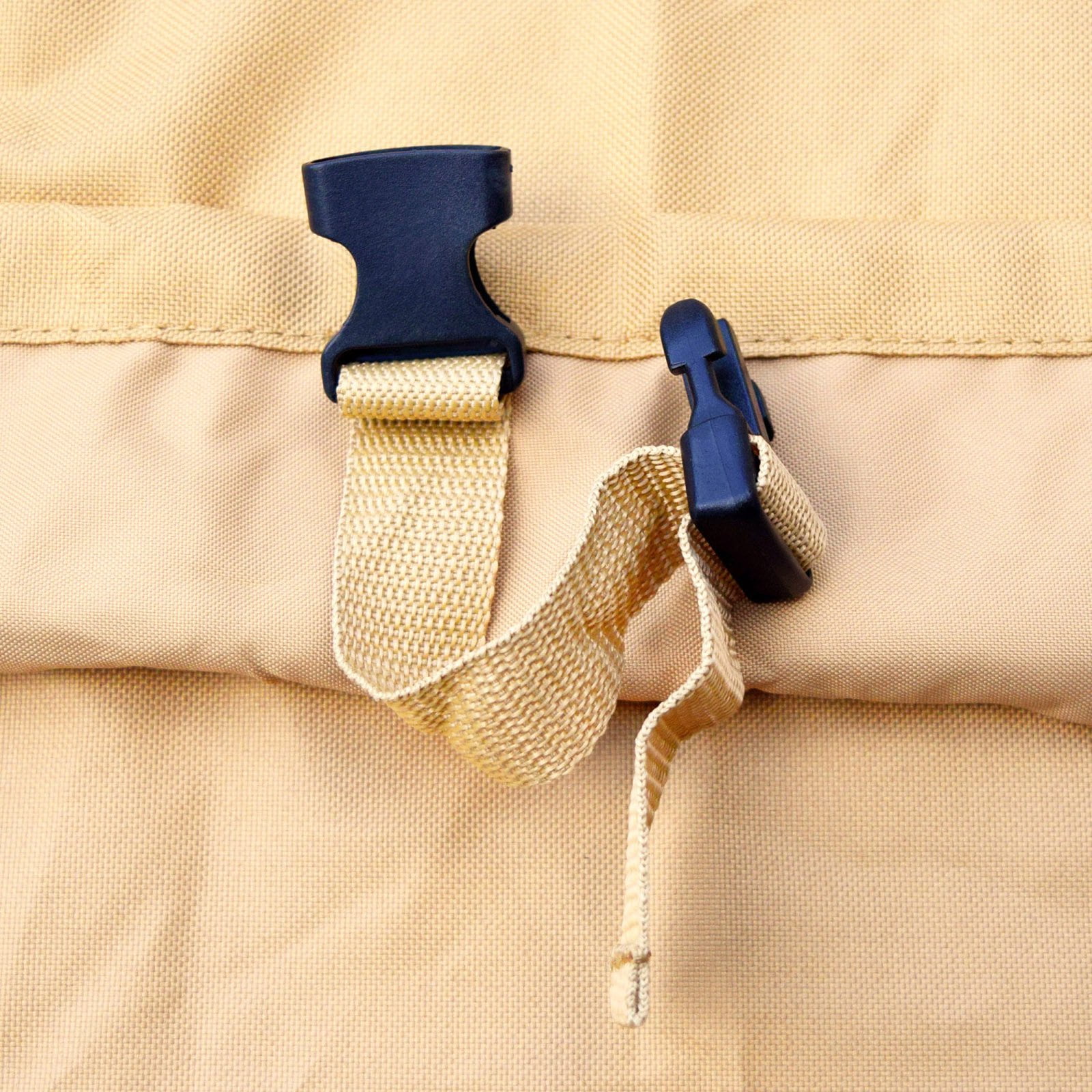 Budge Small Tan Patio Table/Ottoman Cover, StormBlock™ Savanna - Image 9