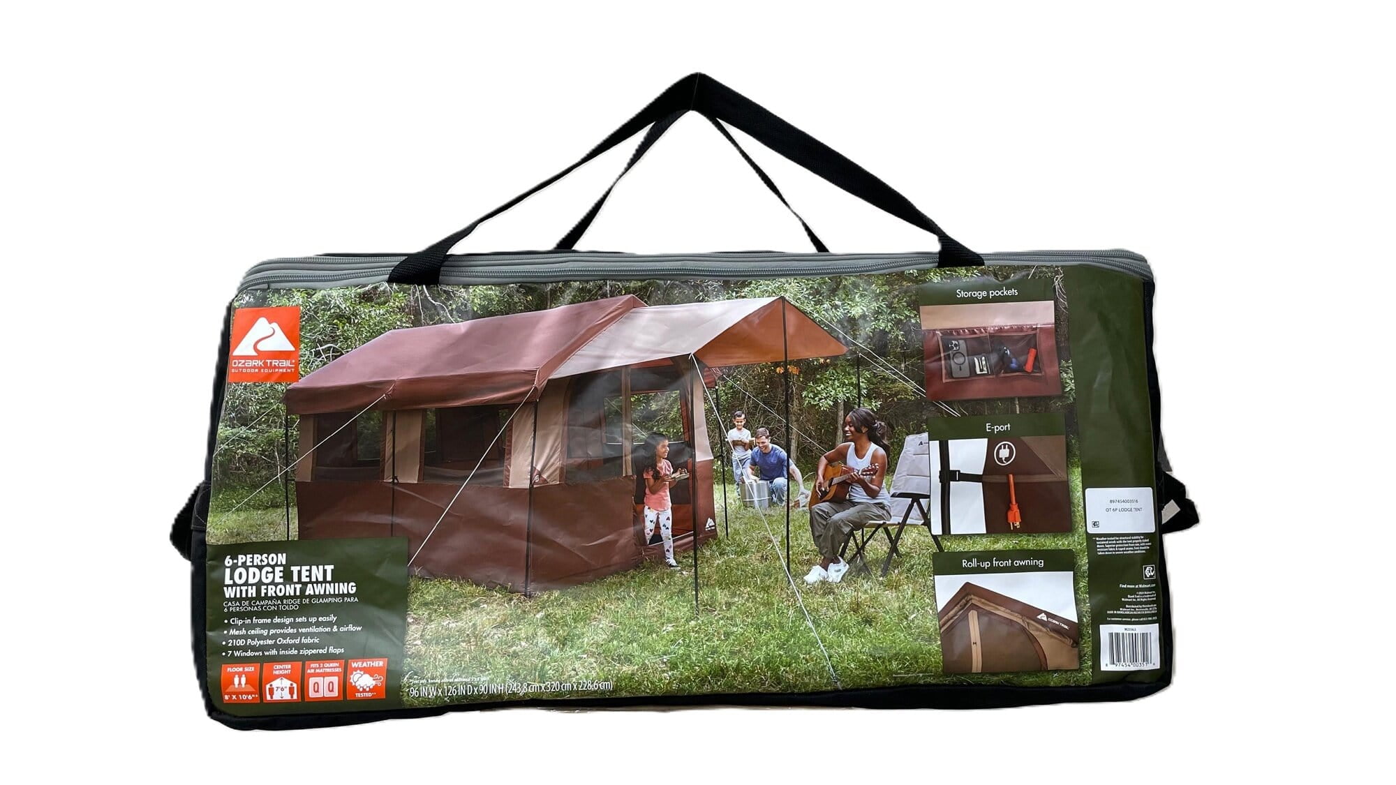 Ozark Trail 6 Person Lodge Tent with Front Awning - Image 6