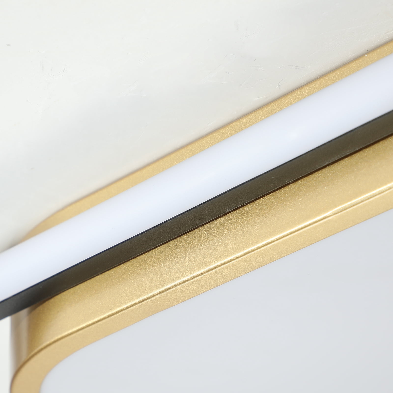 Garwarm Modern LED Flush Mount Ceiling Lights Dimmable LED Ceiling Lamp with Remote Control 40W Acrylic Linear Ceiling Lighting Fixtures for Living Room Dining Kitchen Bedroom (3000-6500K) - Image 4