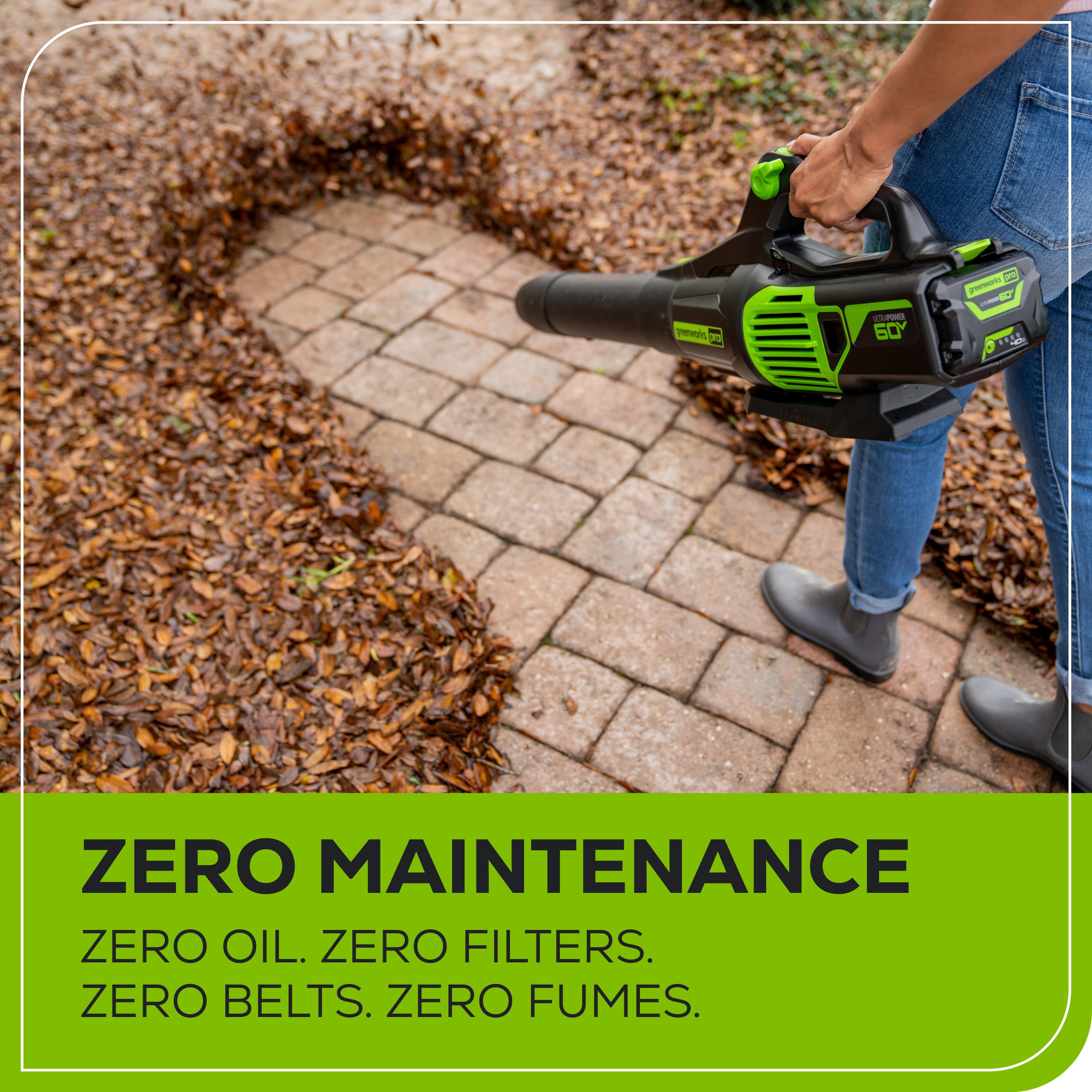 Greenworks 60V 170 mph at 700 Cfm Brushless Leaf Blower, Tool Only 2419502T - Image 13