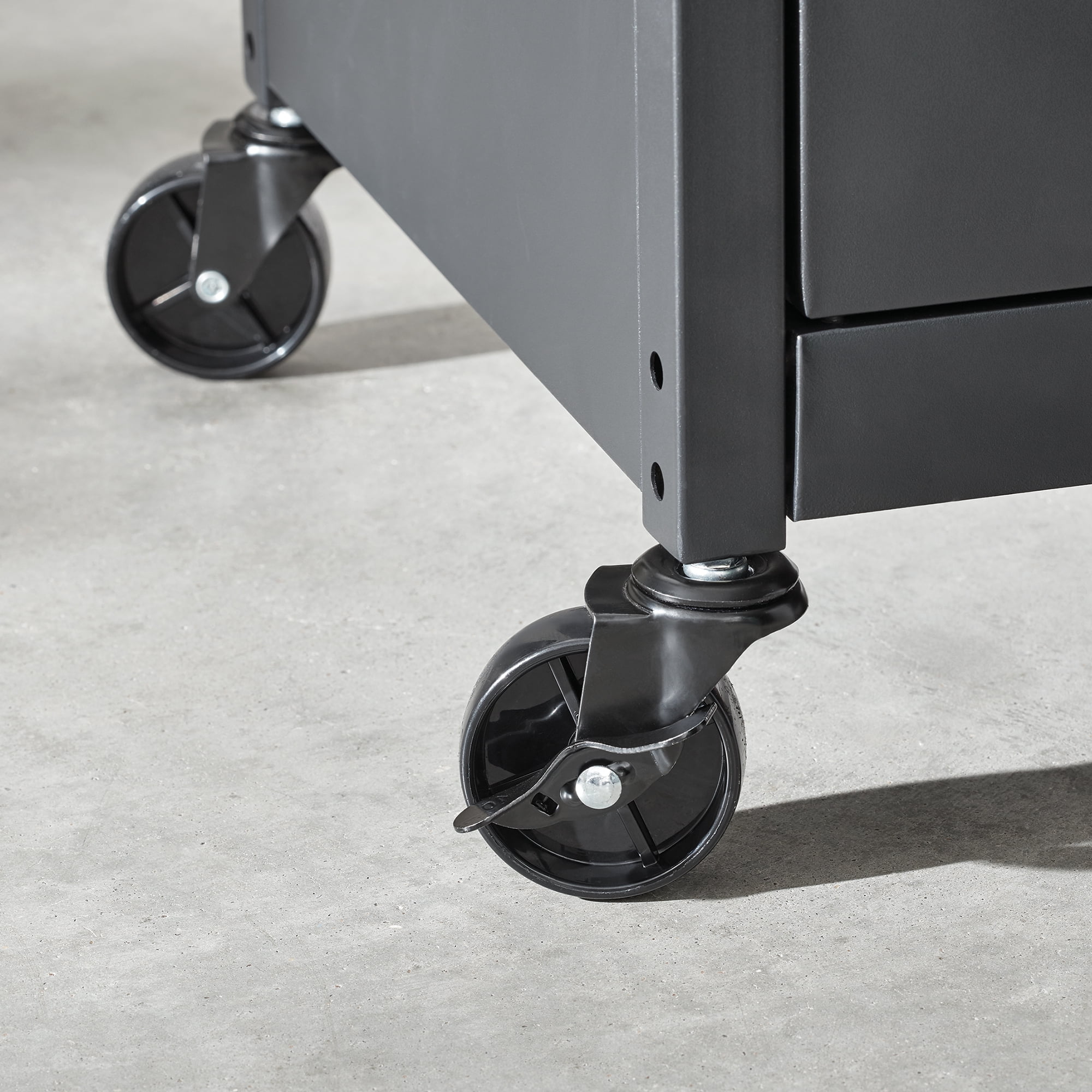 Expert Grill Outdoor BBQ Prep Cart with Wheels, Stainless Steel Top & Storage Shelves - Image 15