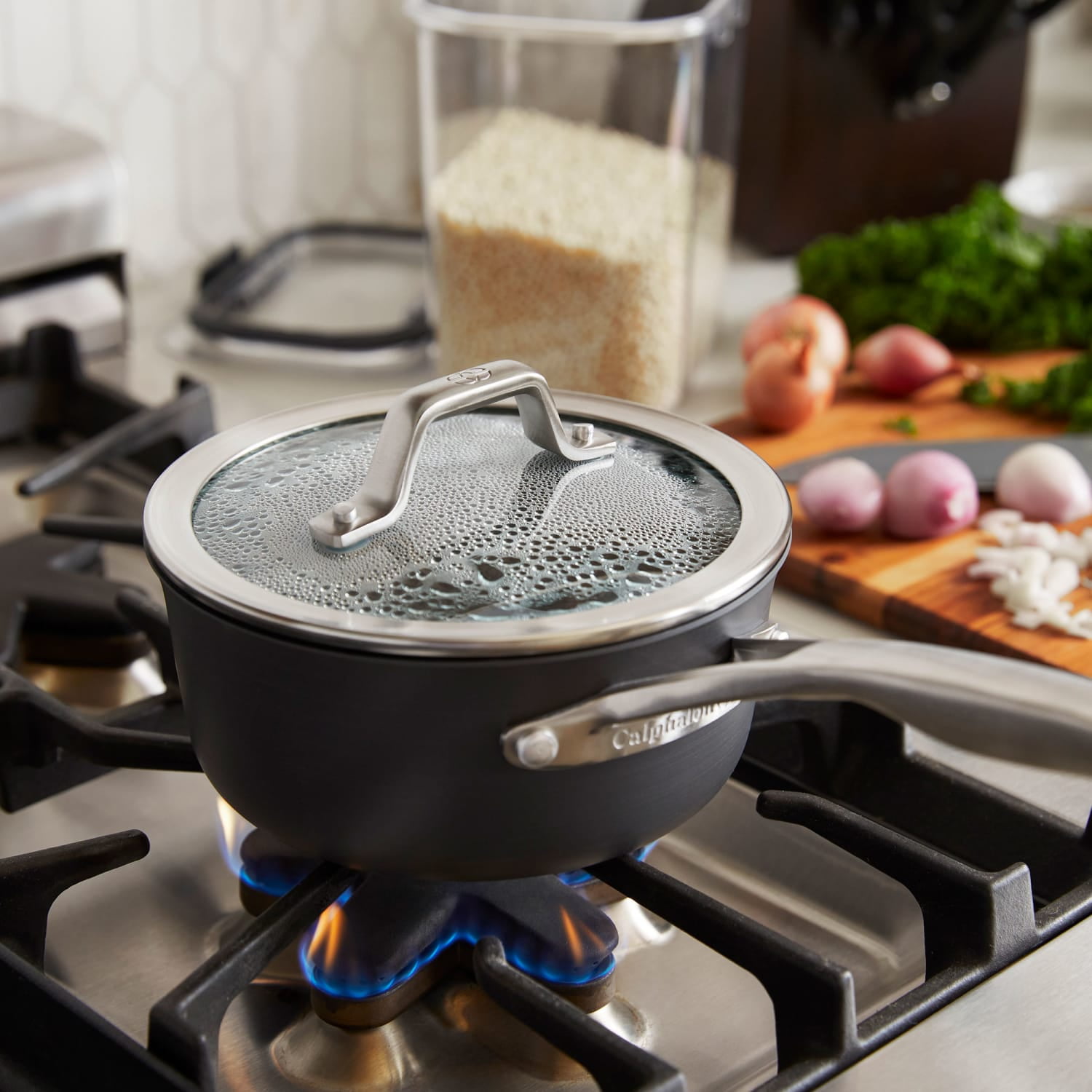 Calphalon Premier Hard-Anodized Nonstick 10-Inch and 12-Inch Fry Pan Set - Image 7