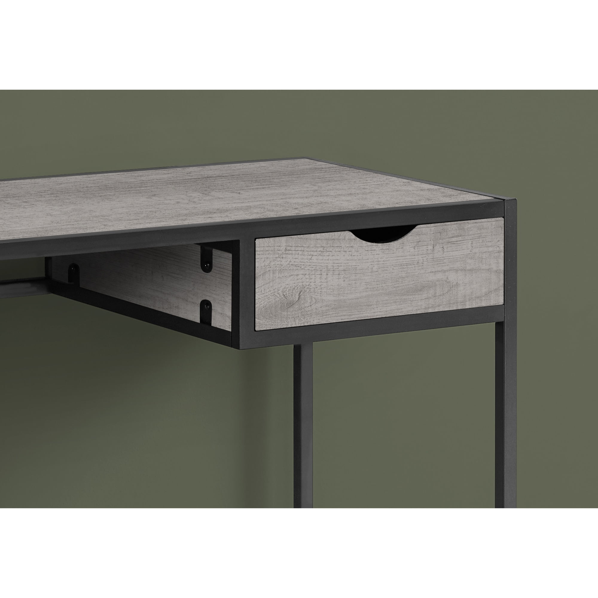 Monarch Specialties Computer Desk, Home Office, Laptop, Storage Drawer, 42"L, Work, Grey Laminate - Image 11