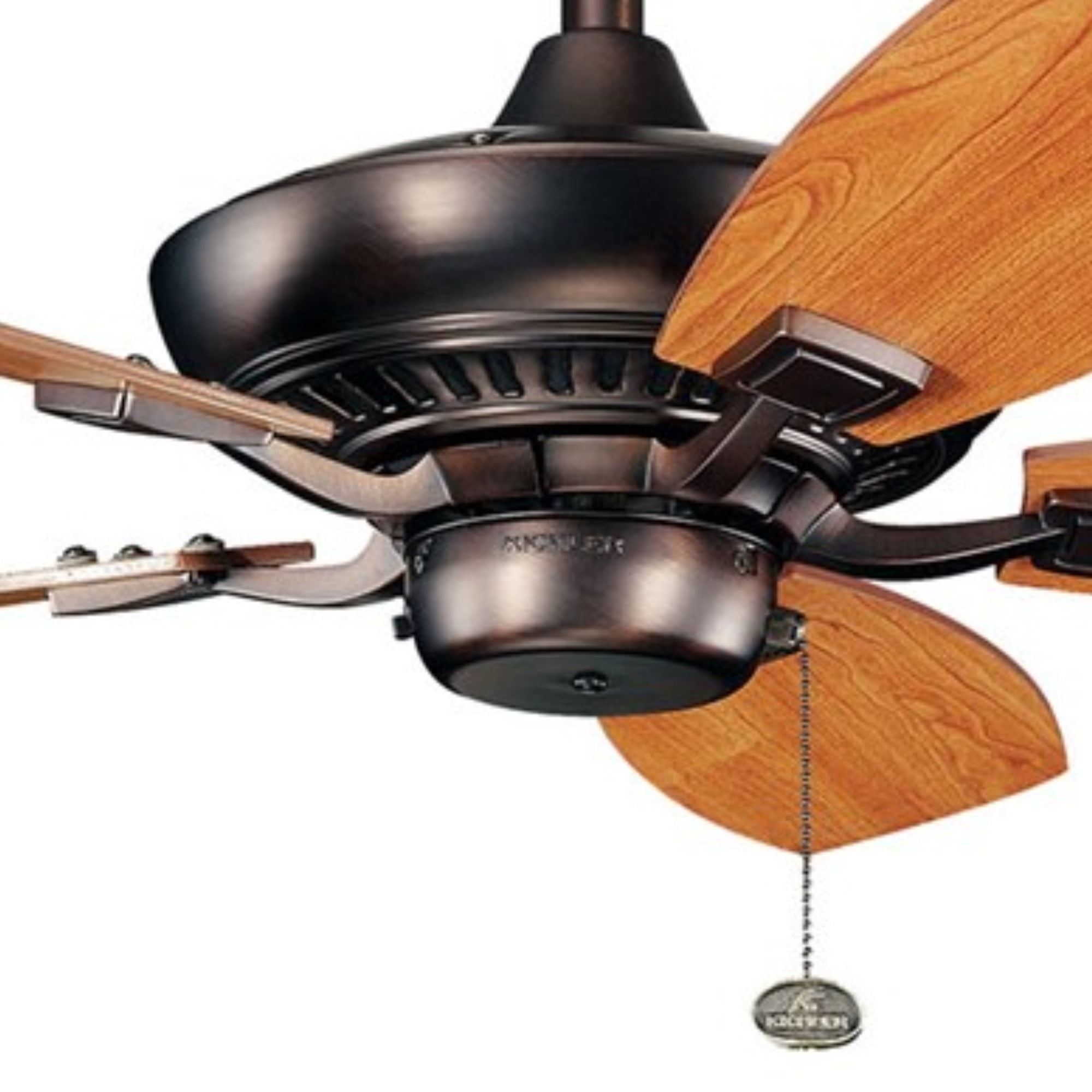 Kichler Canfield 44" Oil Brushed Bronze Downrod Ceiling Fan with Pull Chain - Image 6