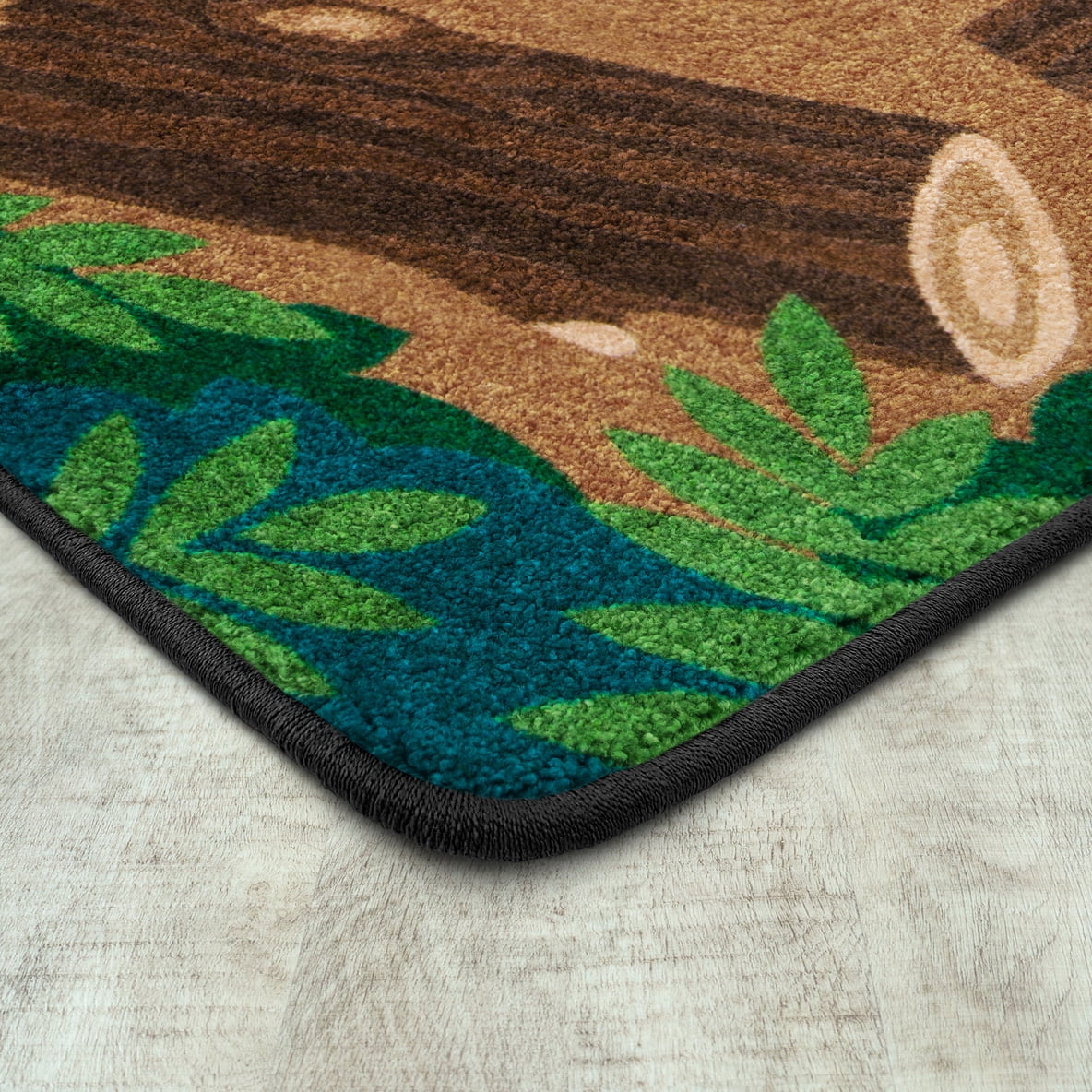 Joy Carpets Kid Essentials Campfire Fun 5'4" x 7'8" Indoor Area Rug in Color Multi - Image 6