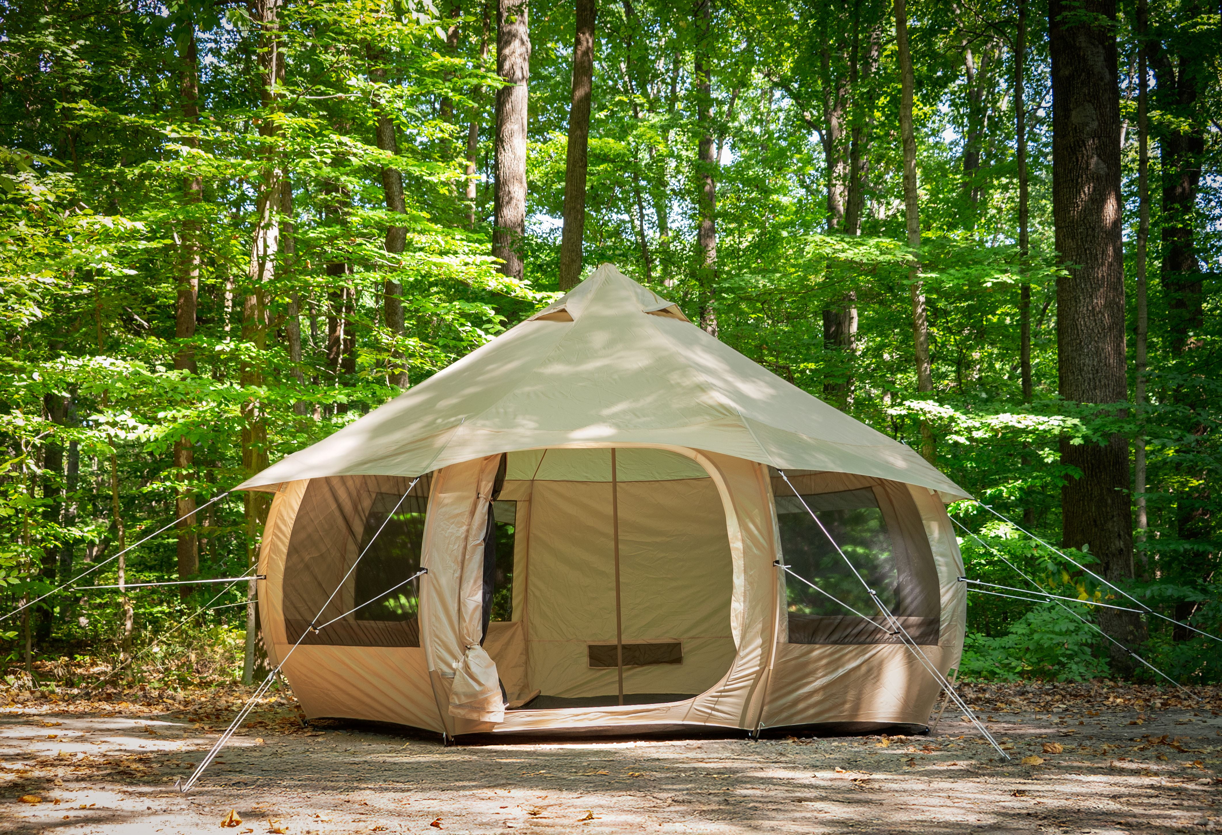 Ozark Trail Mushroom Glamping Bell Tent, with Ripstop Fabric, 6-Person - Image 13