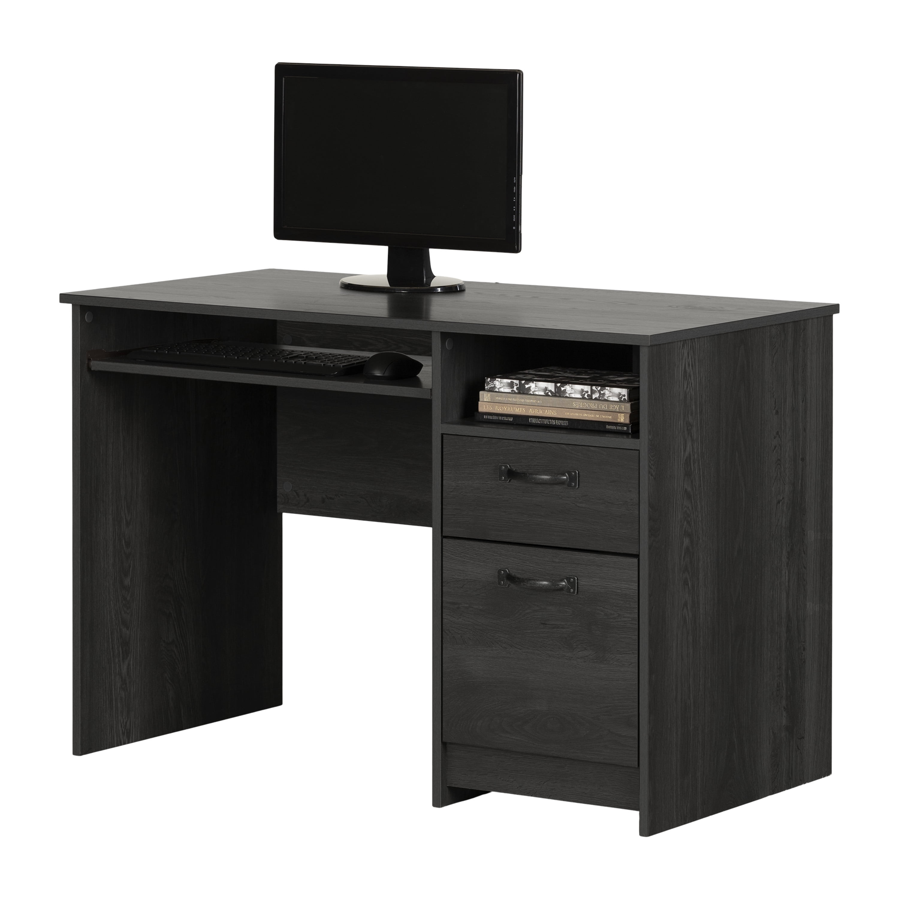 South Shore Tassio Medium Desk Gray Oak - Image 6