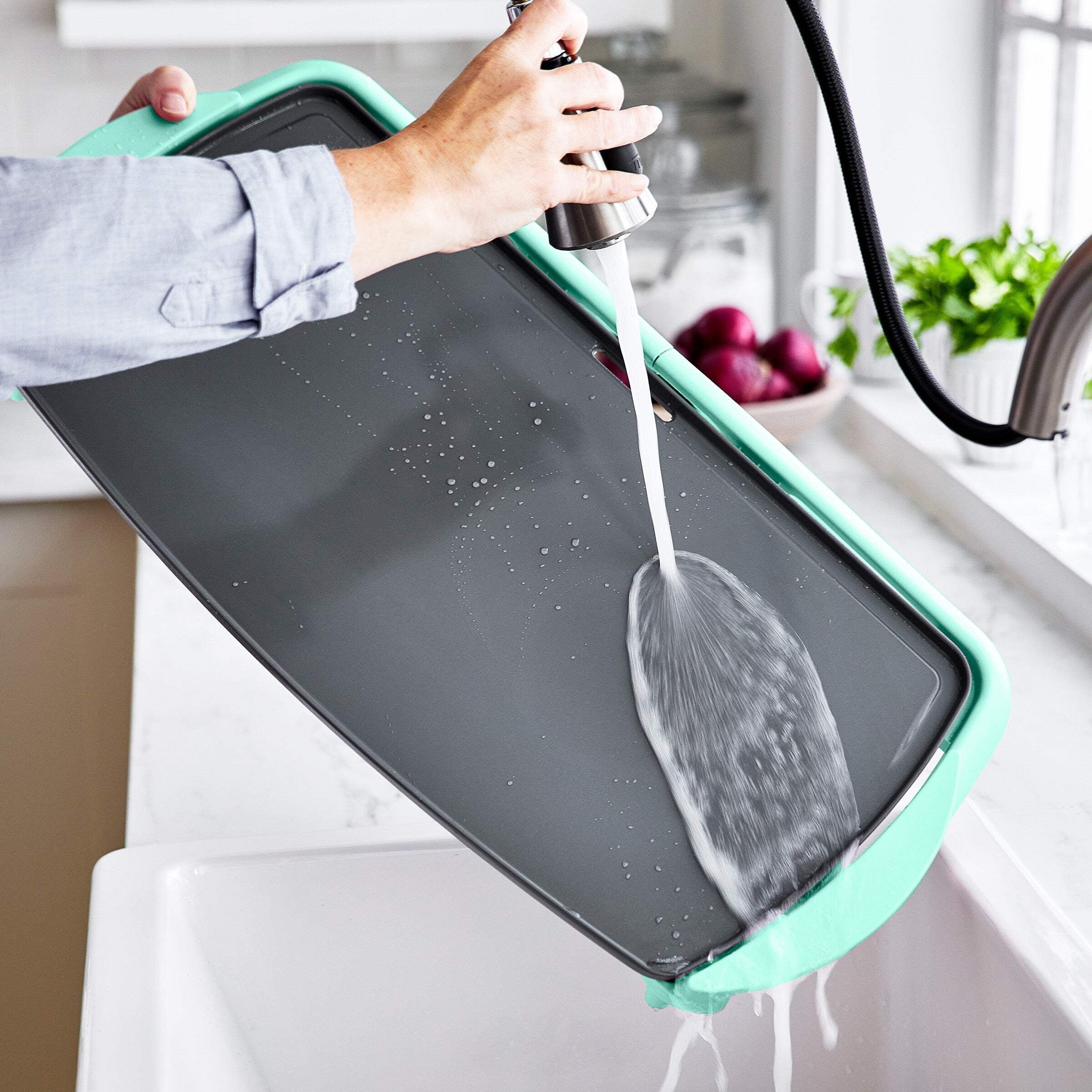 GreenLife Healthy Griddle XL | Turquoise - Image 5