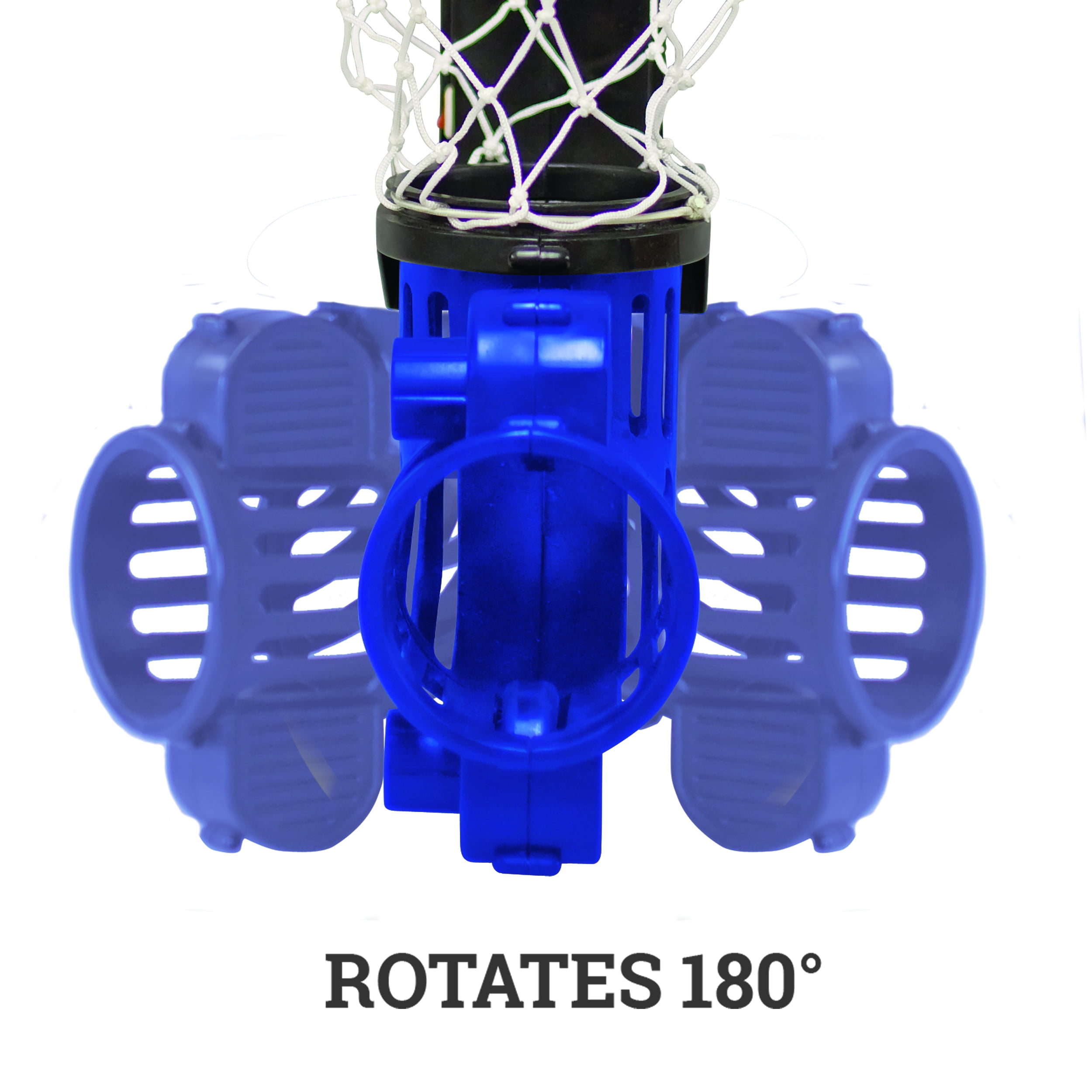 Franklin Sports Shoot Again Over The Door Mini Basketball Hoop With Rebounder and Automatic Ball Return - Image 4